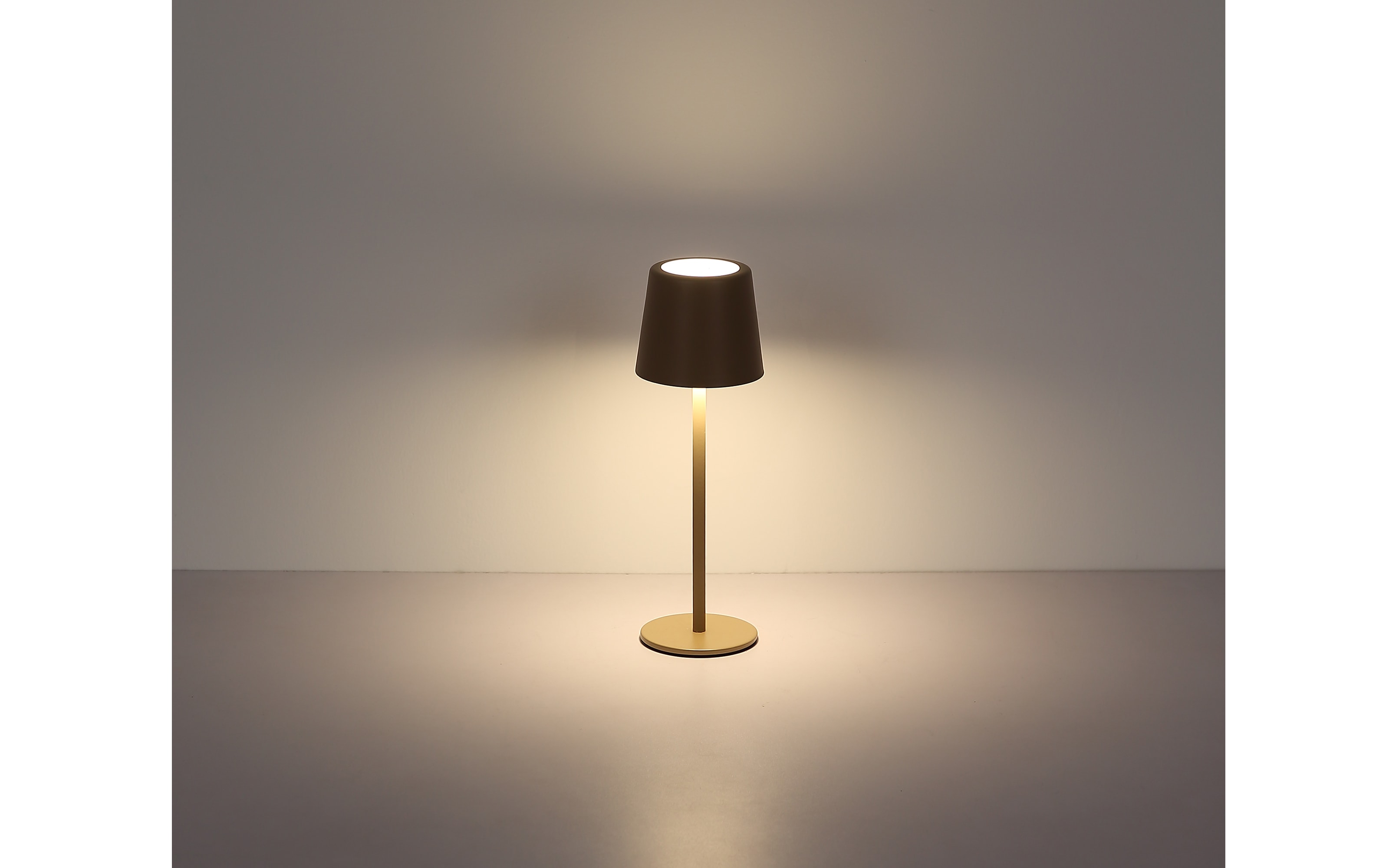 Akku-Tischleuchte Vancouver, sandfarbig, inkl. USB-Kabel