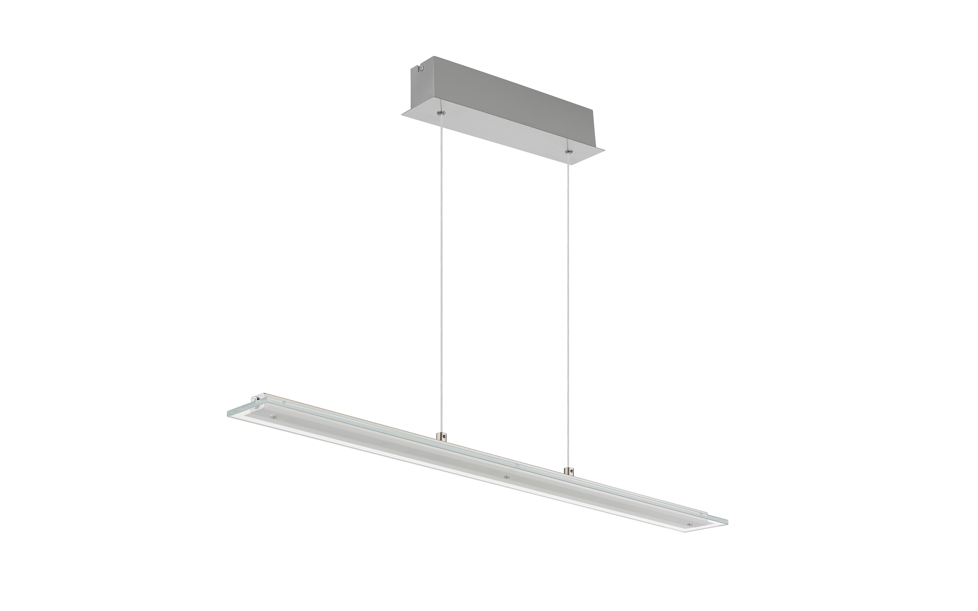 LED-Pendelleuchte Novak, nickel, inkl. Memoryfunktion