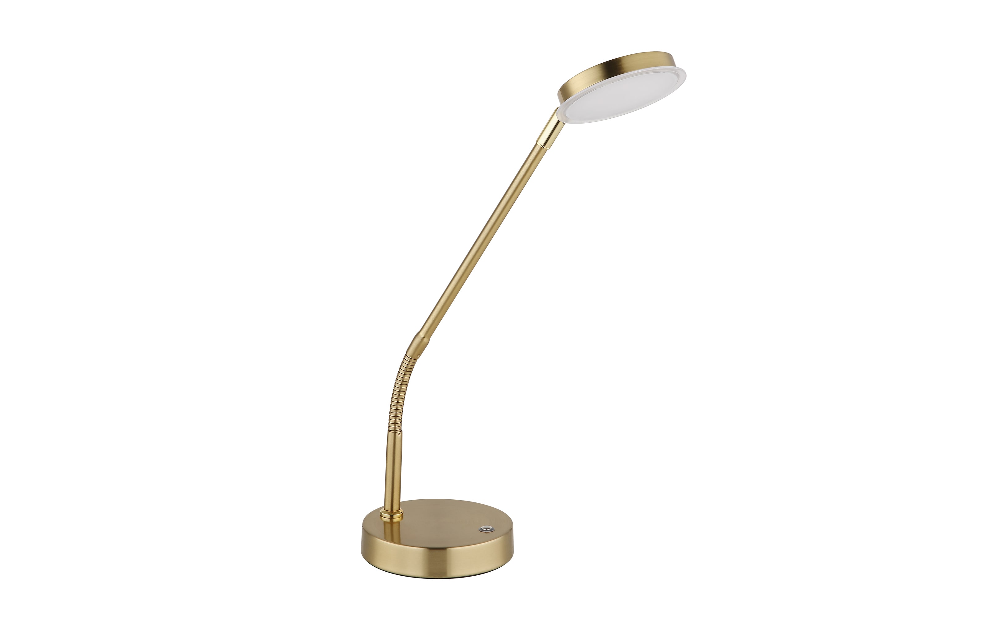 LED-Tischleuchte Silvio, messing, inkl. Memoryfunktion