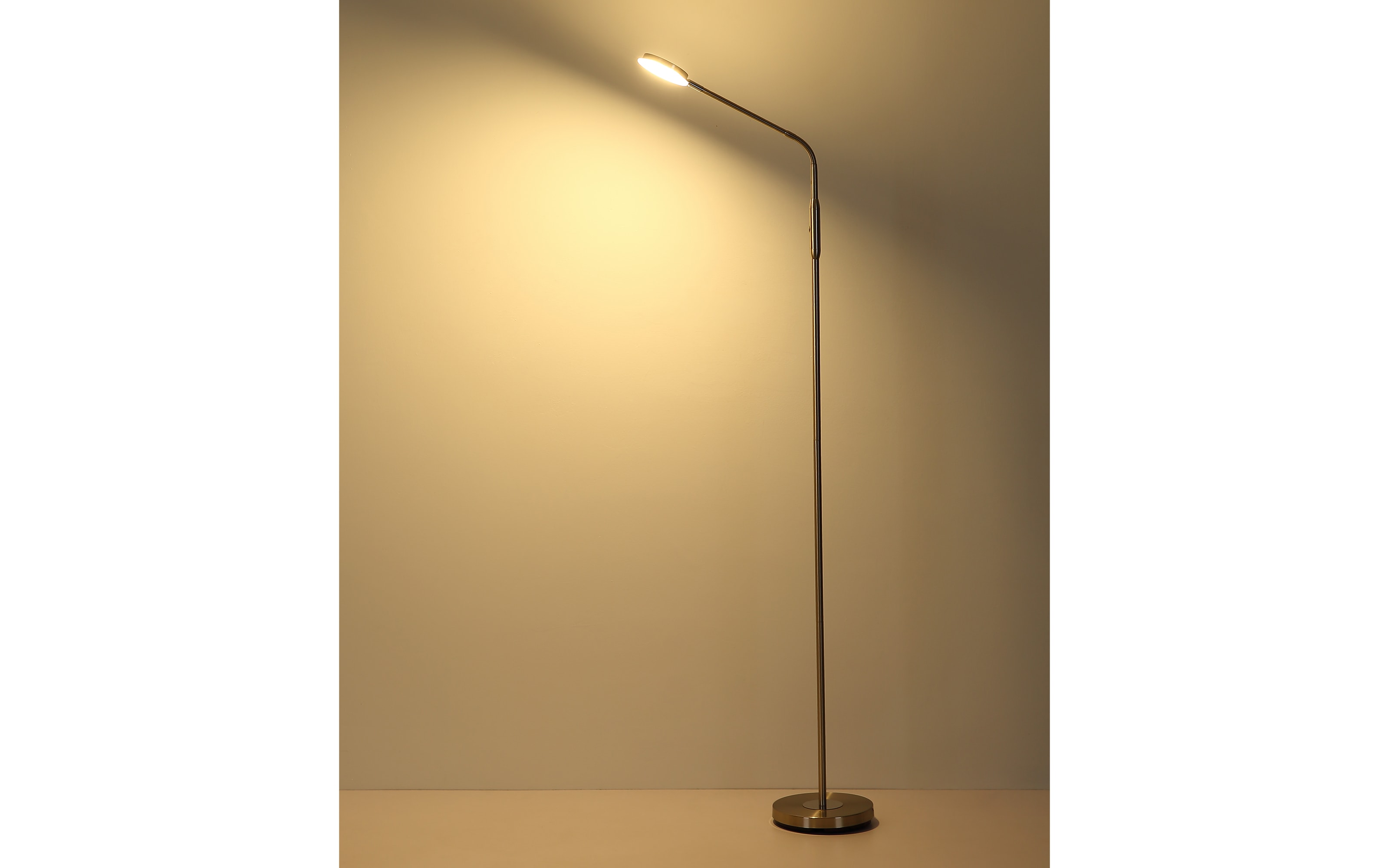 LED-Standleuchte Silvio, nickel, inkl. Memoryfunktion