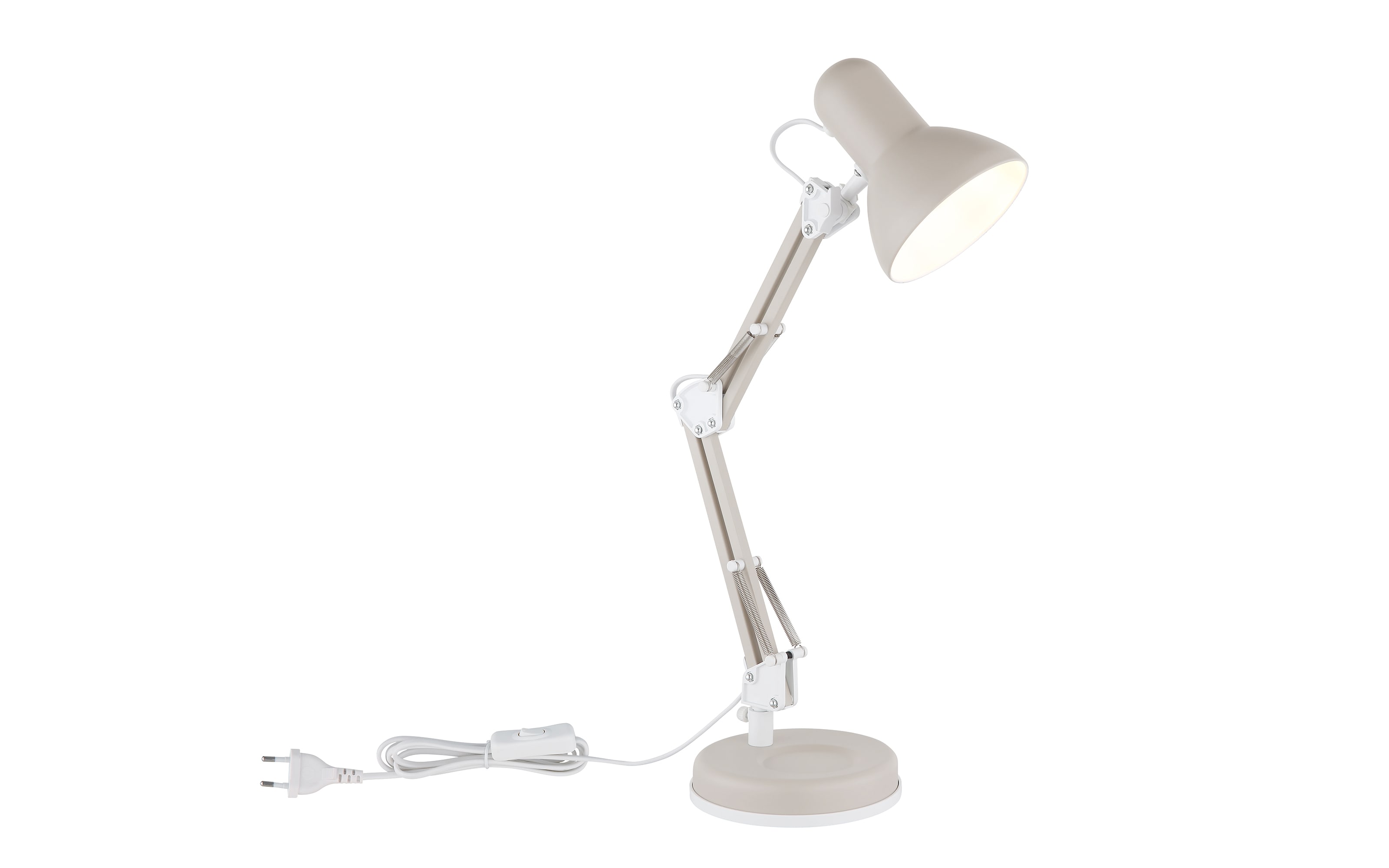 Tischleuchte Famous, sandfarbig