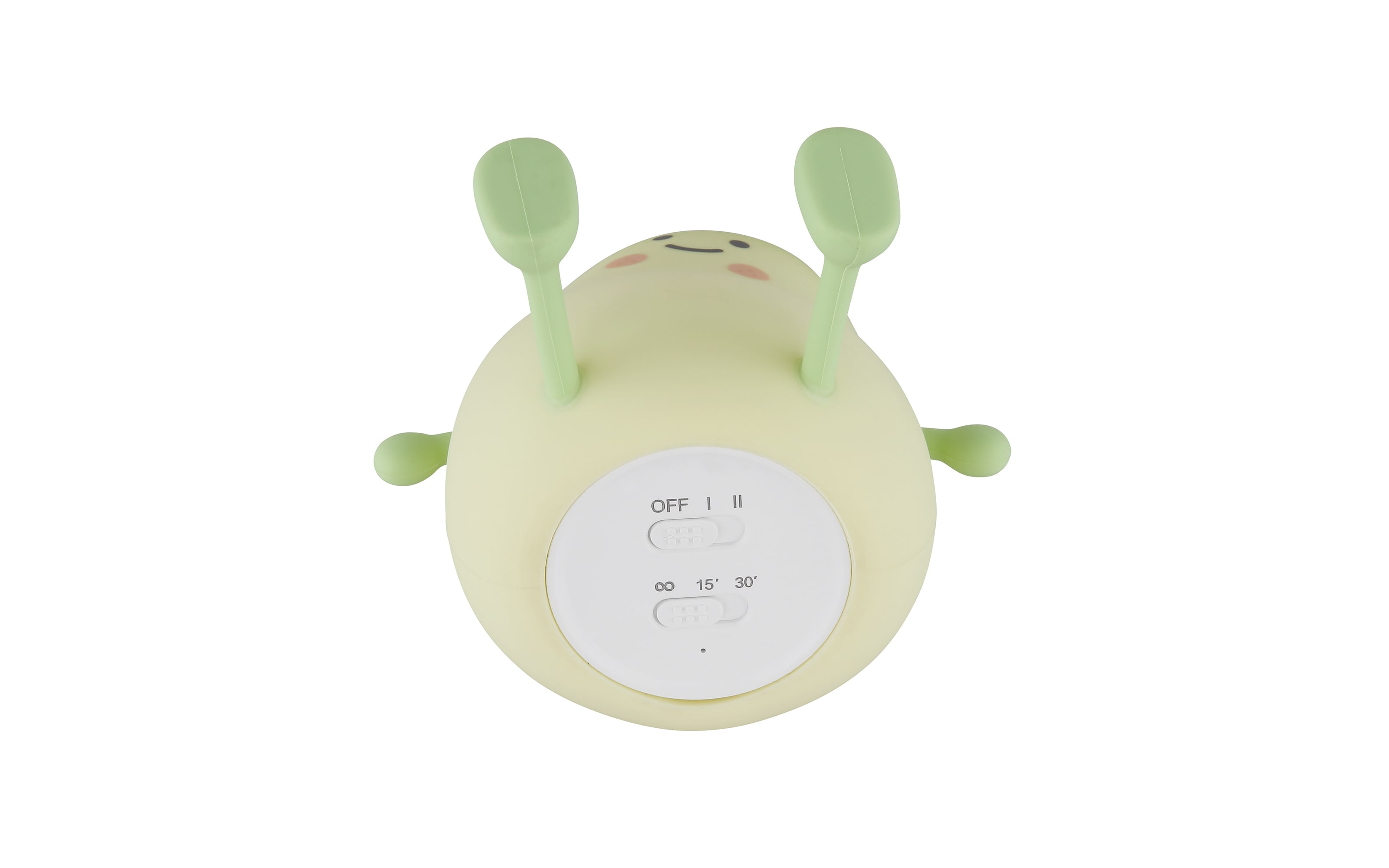 Akku-Tischleuchte Mangi, grün/gelb, inkl. Timerfunktion