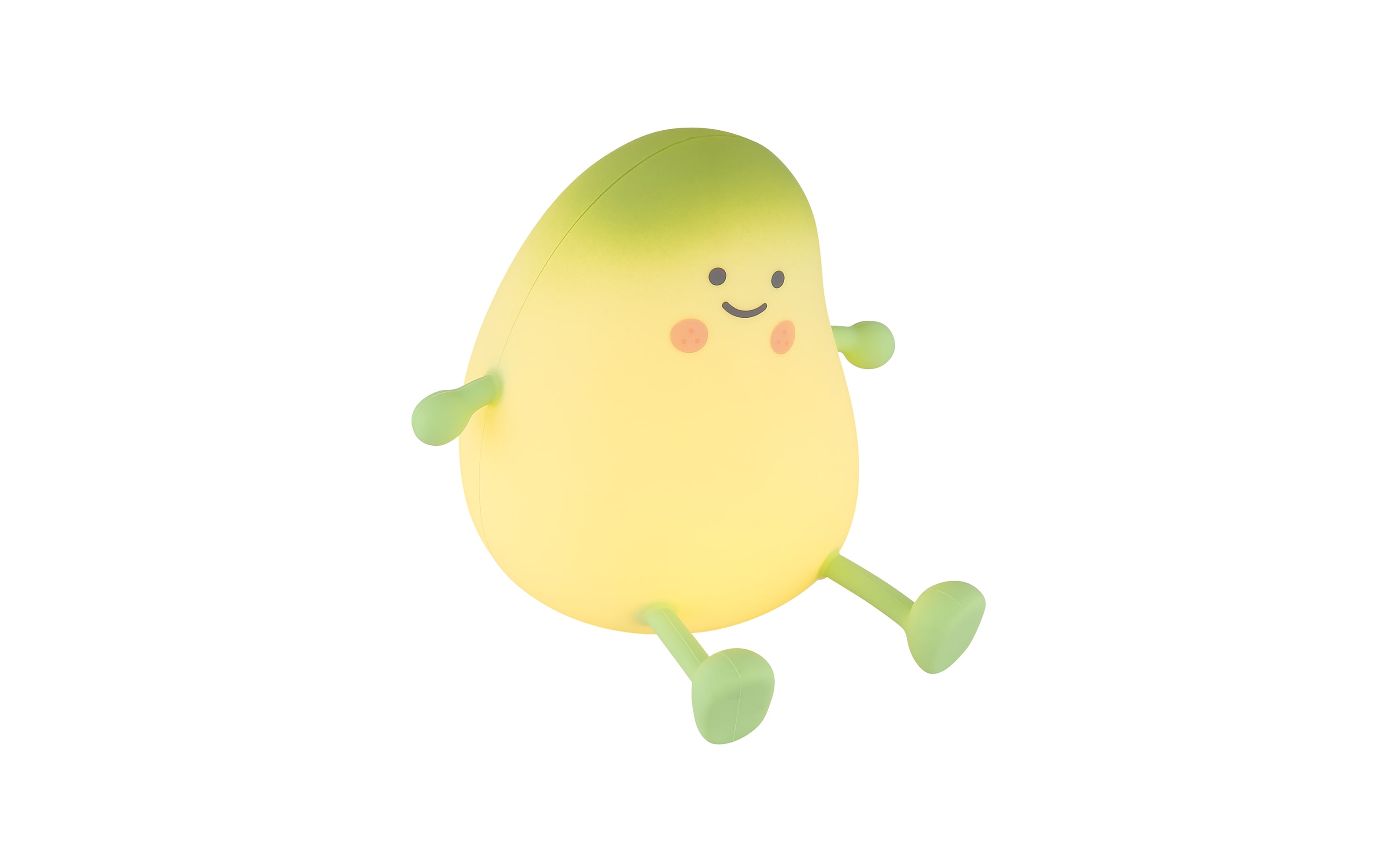 Akku-Tischleuchte Mangi, grün/gelb, inkl. Timerfunktion