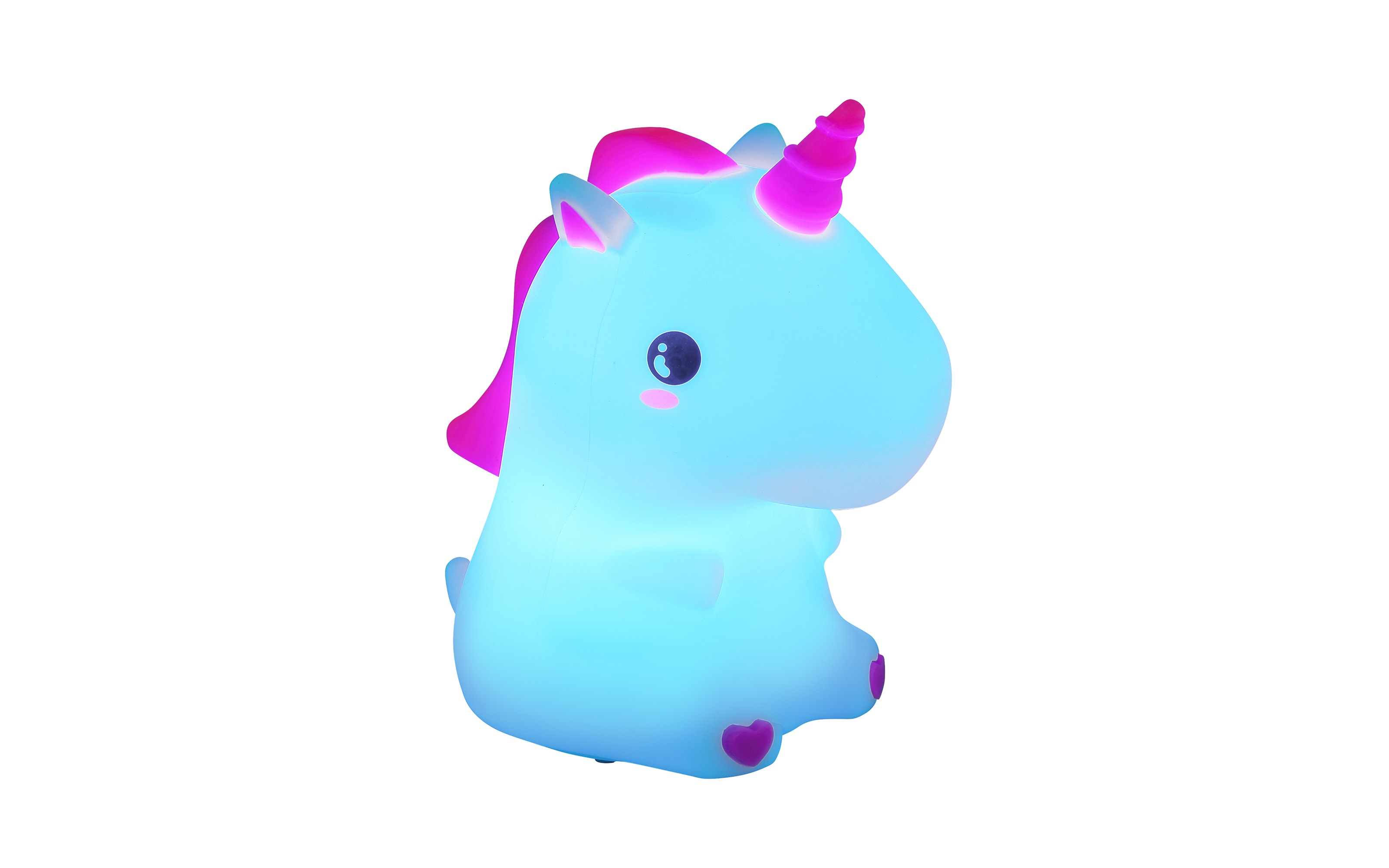 Akku-Tischleuchte Unicorn, weiß, inkl. RGB-Farbwechsler