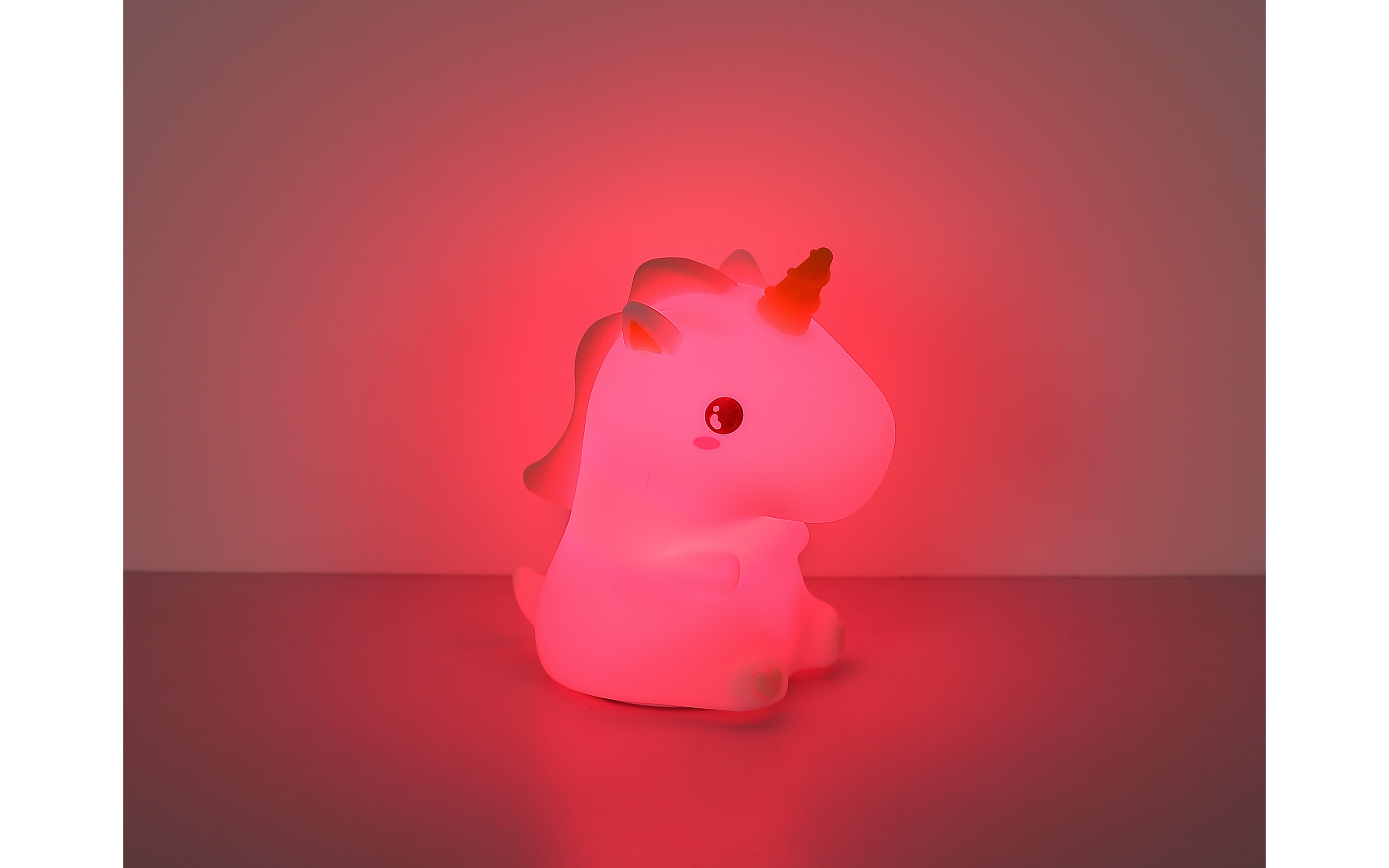 Akku-Tischleuchte Unicorn, weiß, inkl. RGB-Farbwechsler