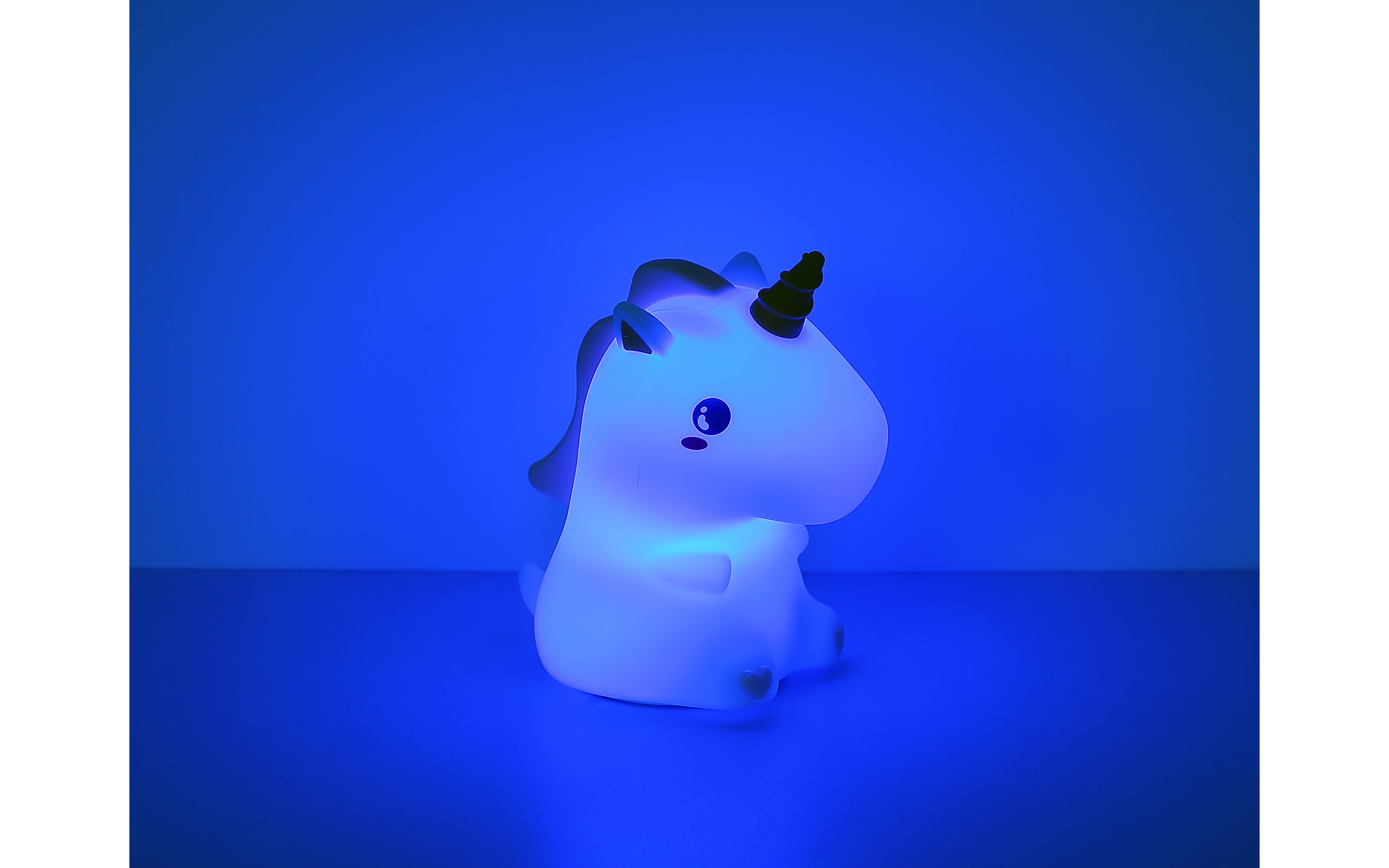 Akku-Tischleuchte Unicorn, weiß, inkl. RGB-Farbwechsler