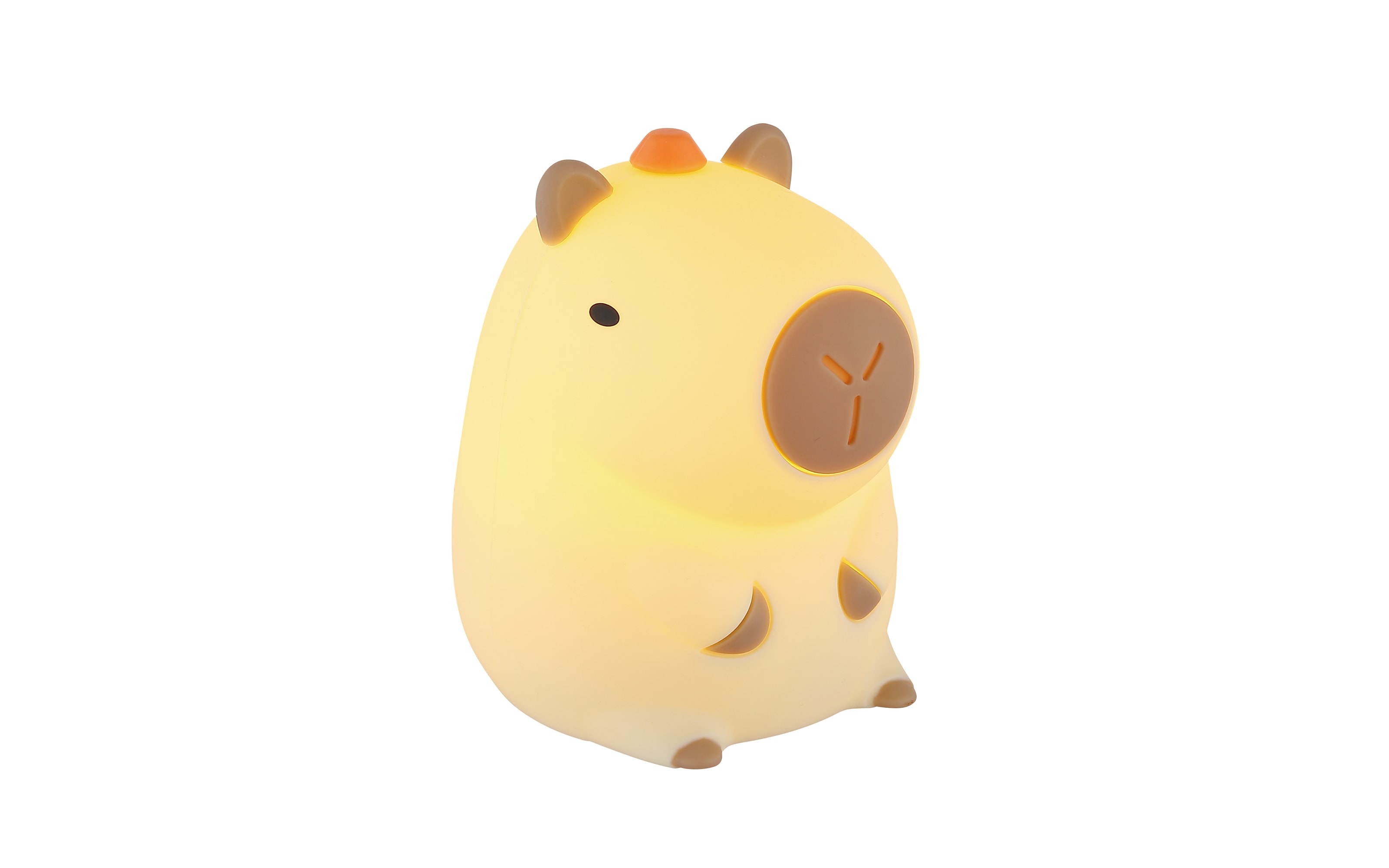 Akku-Tischleuchte Capybara, braun, inkl. RGB-Farbwechsler