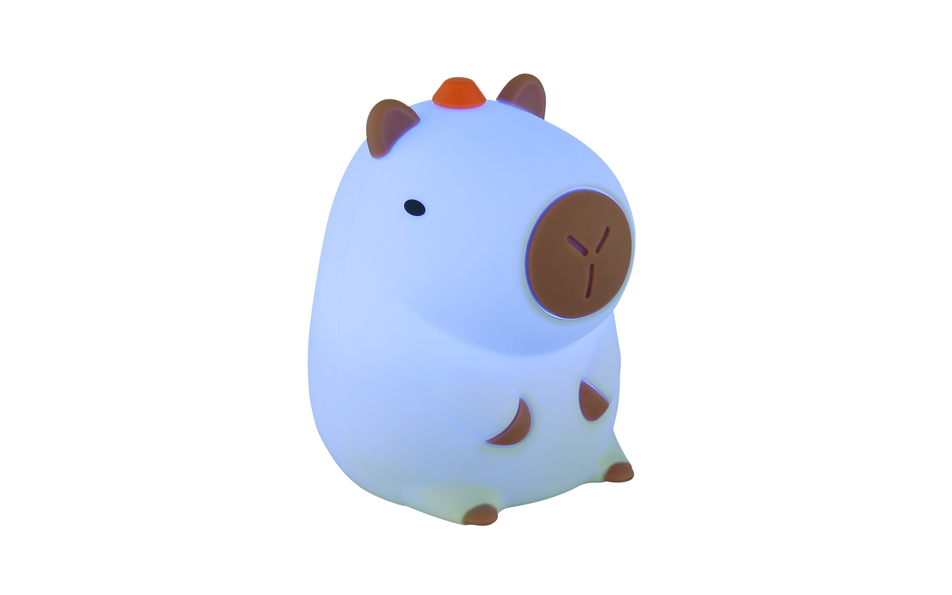 Akku-Tischleuchte Capybara, braun, inkl. RGB-Farbwechsler