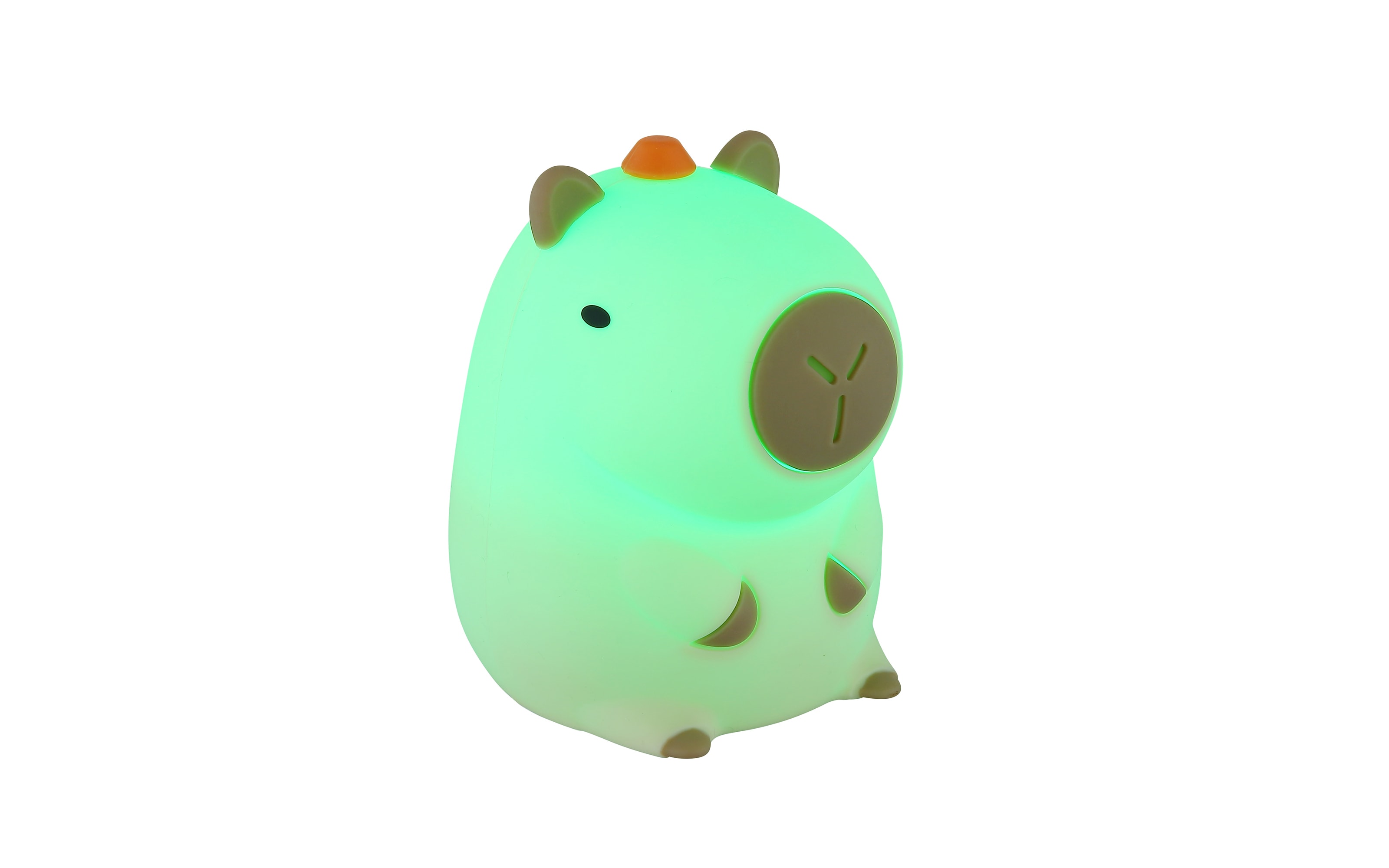 Akku-Tischleuchte Capybara, braun, inkl. RGB-Farbwechsler