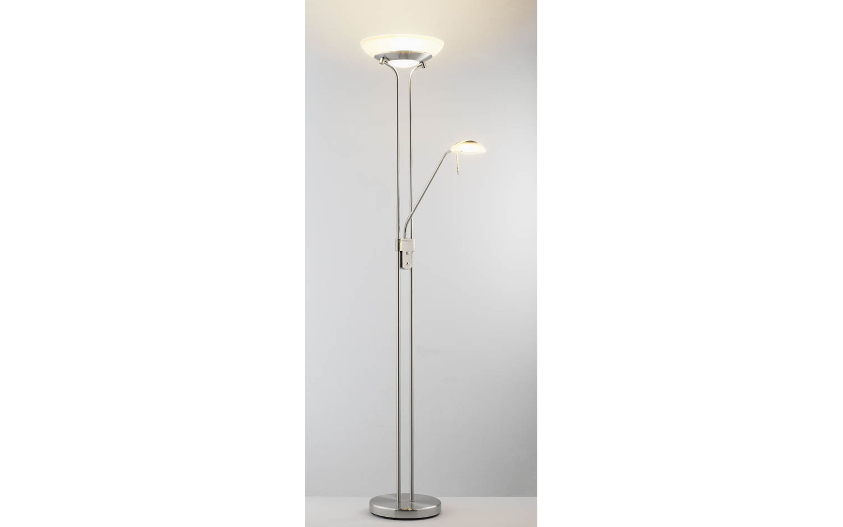 LED-Standleuchte Eva, nickel, 180 cm