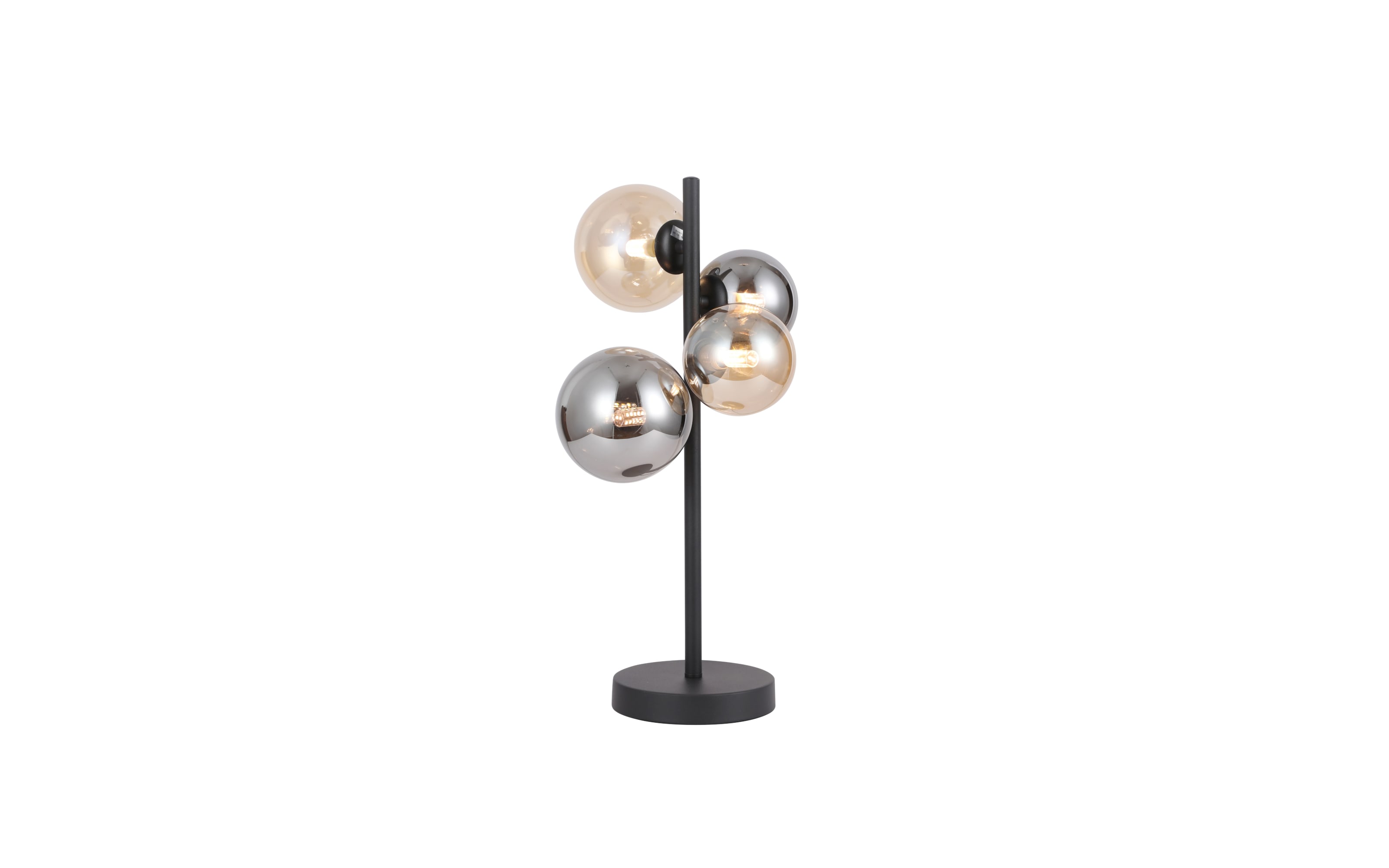 LED-Tischleuchte Esfera, schwarz, 48 cm