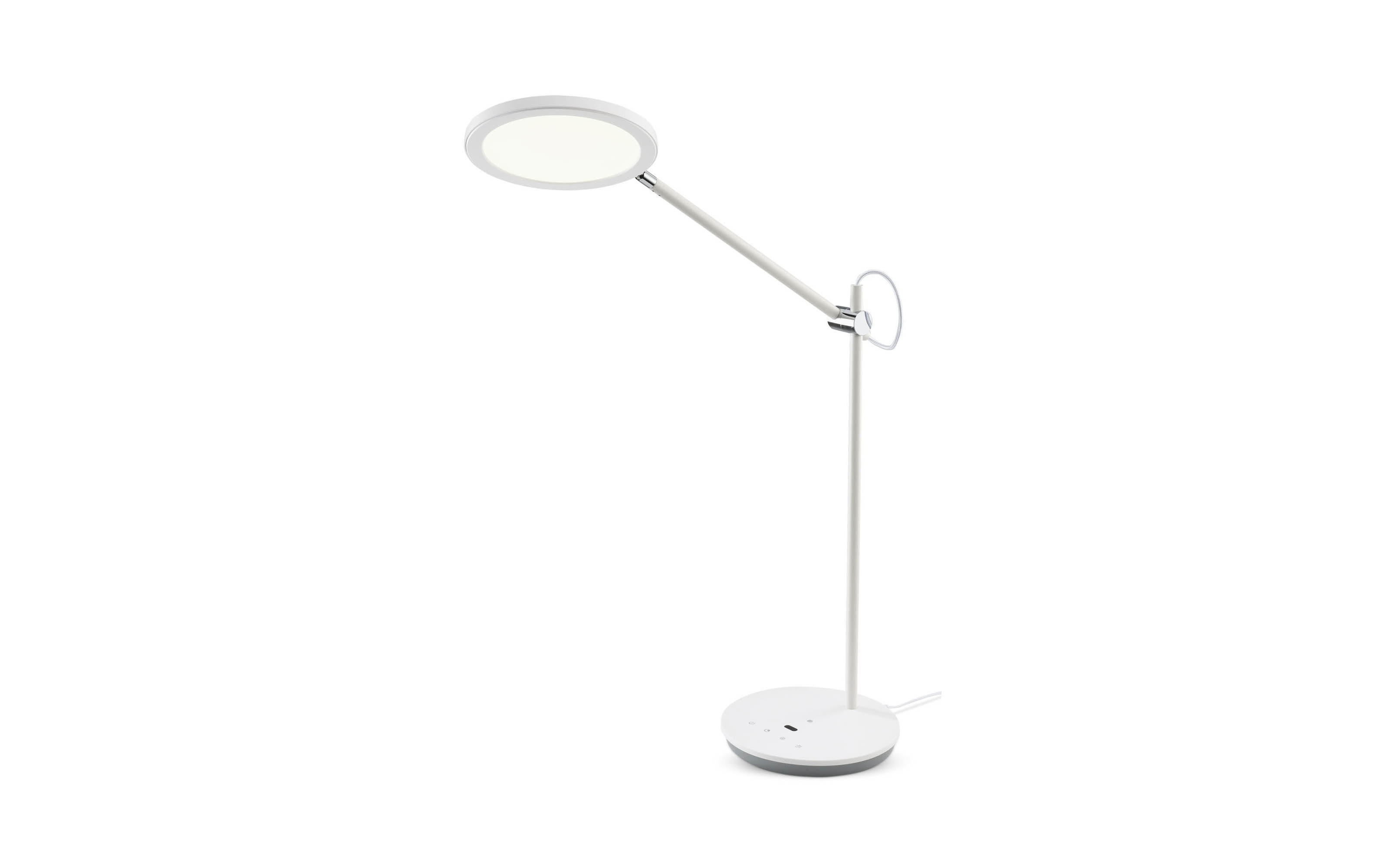 LED Schreibtischleuchte Lumin, weiß, 90 cm