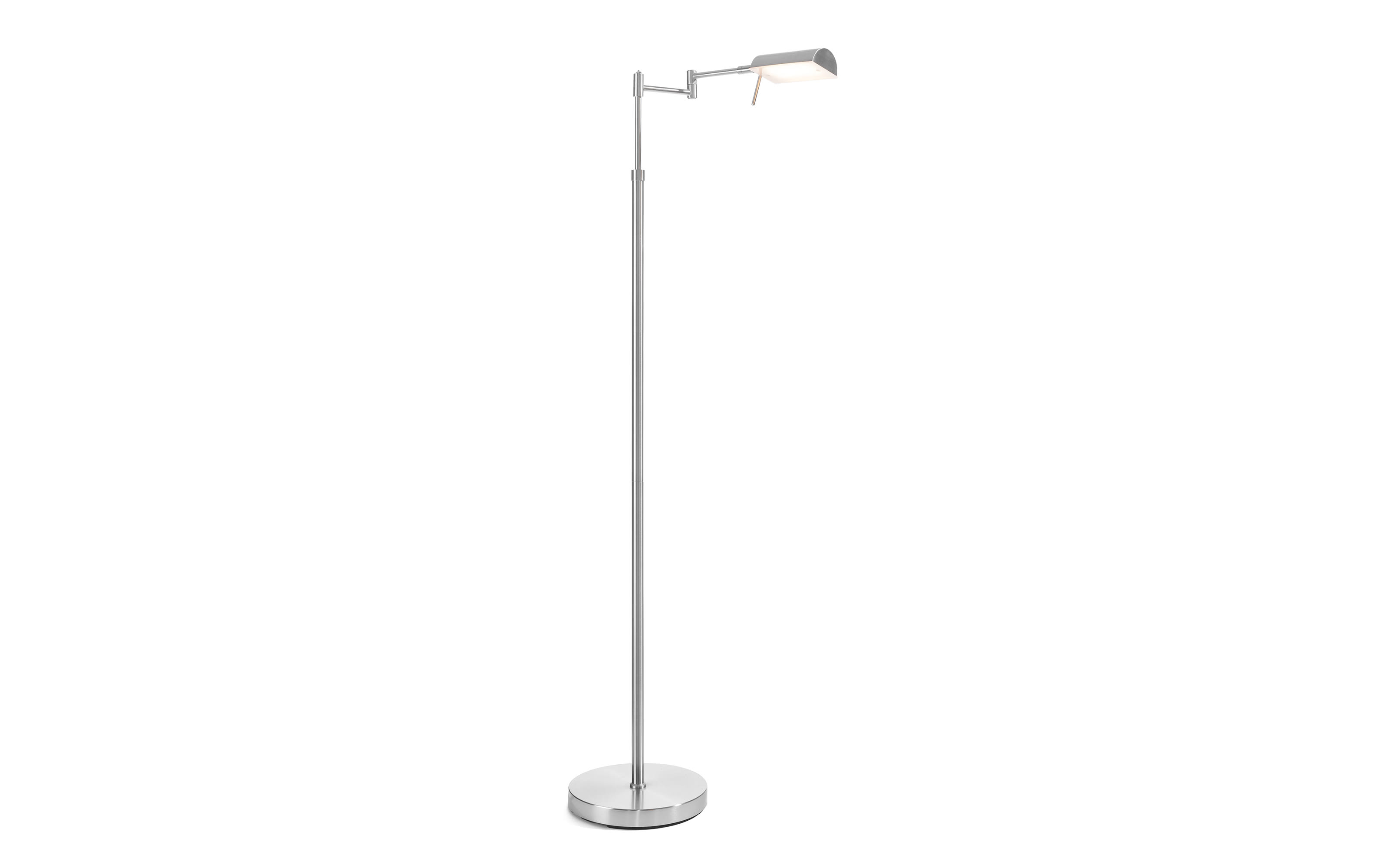 LED-Standleuchte Troy, nickel, inkl. Memoryfunktion