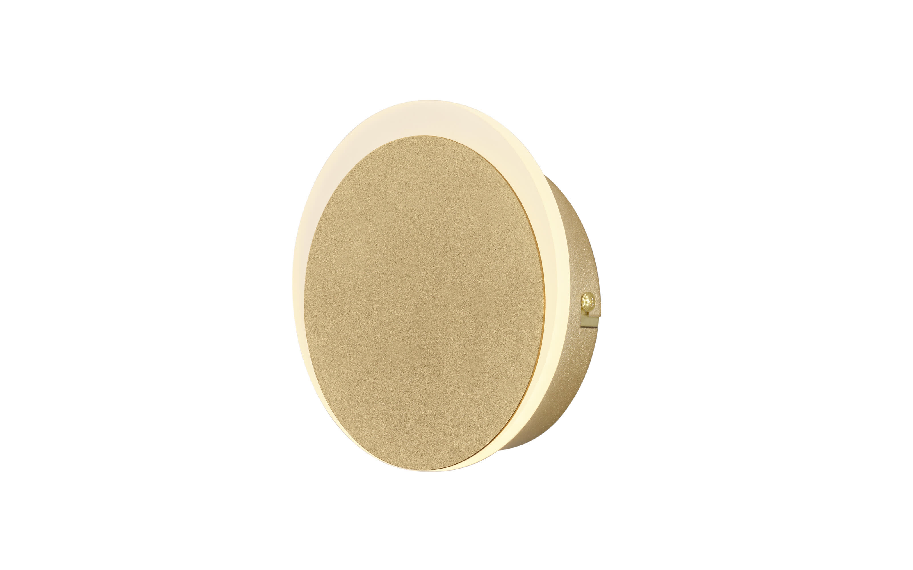 LED Wandleuchte Sun, goldfarbig