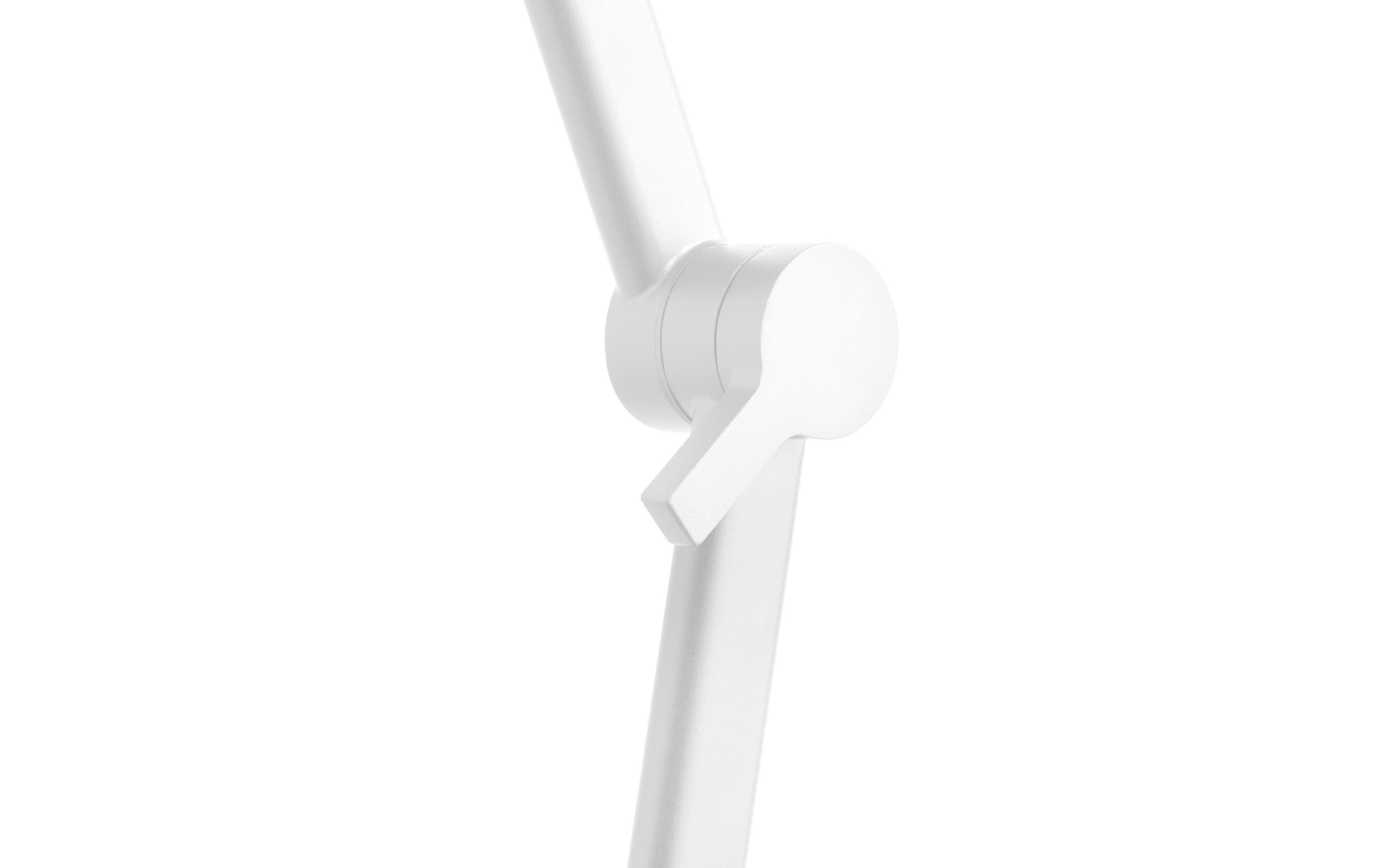 Tischleuchte Medo, weiß, 39-93 cm