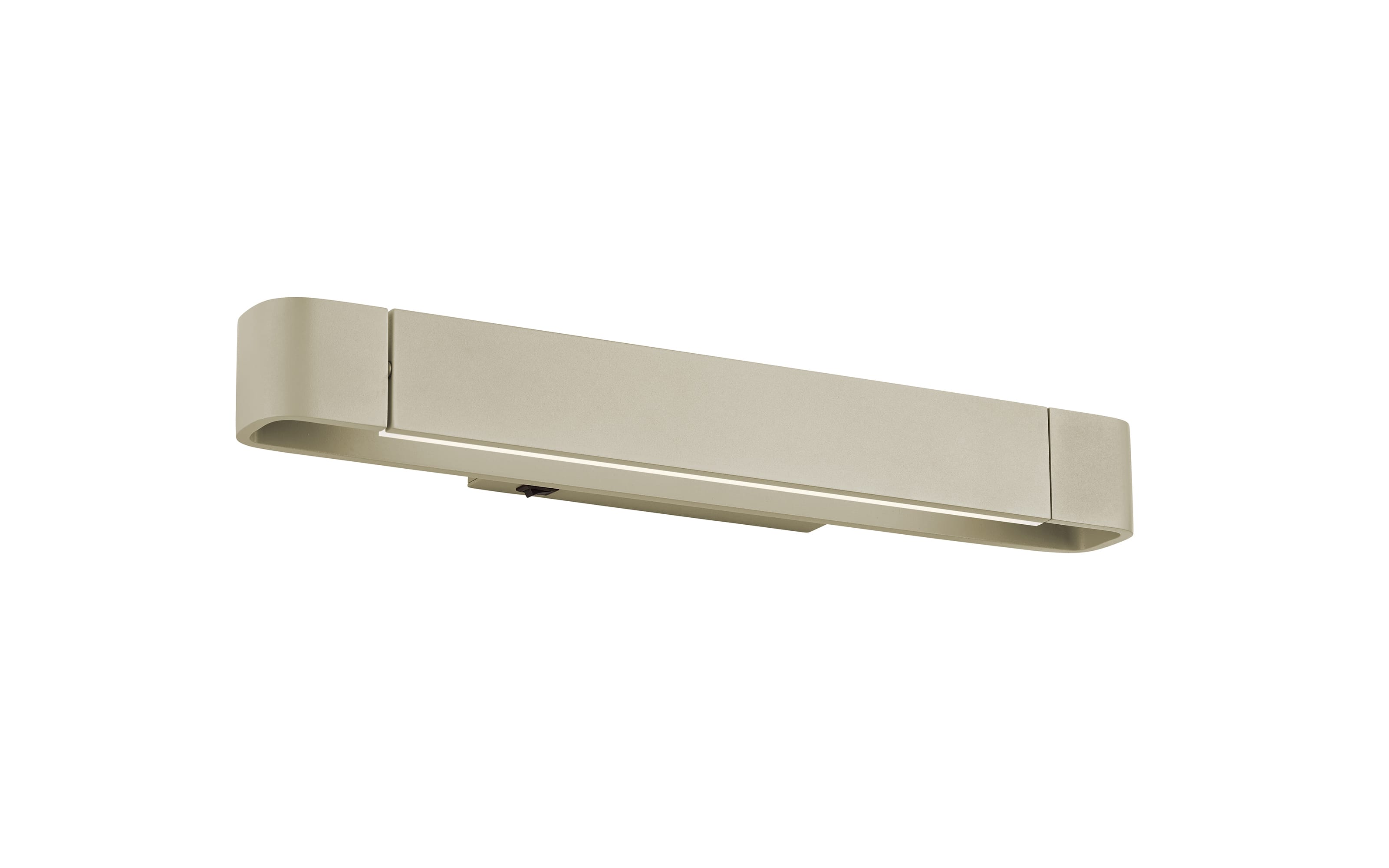 LED-Wandleuchte Box, sandfarbig, 40 cm