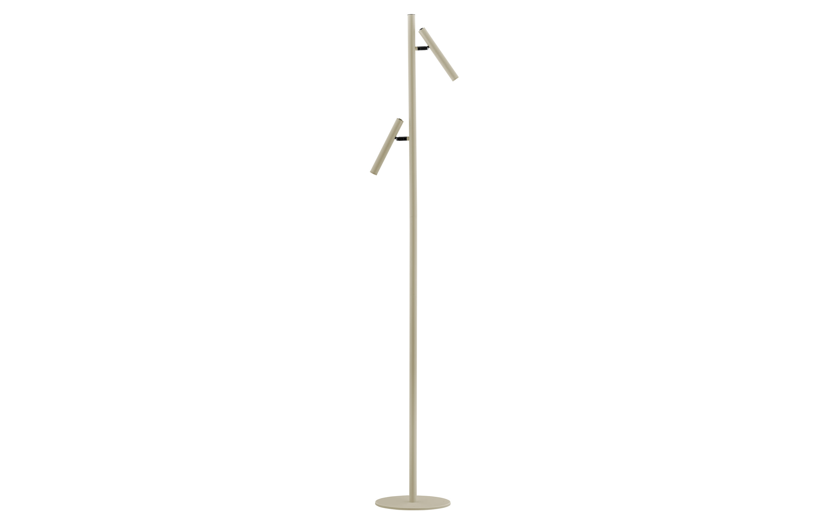 Standleuchte Streak, sandfarbig, 163 cm, inkl. Tastdimmer