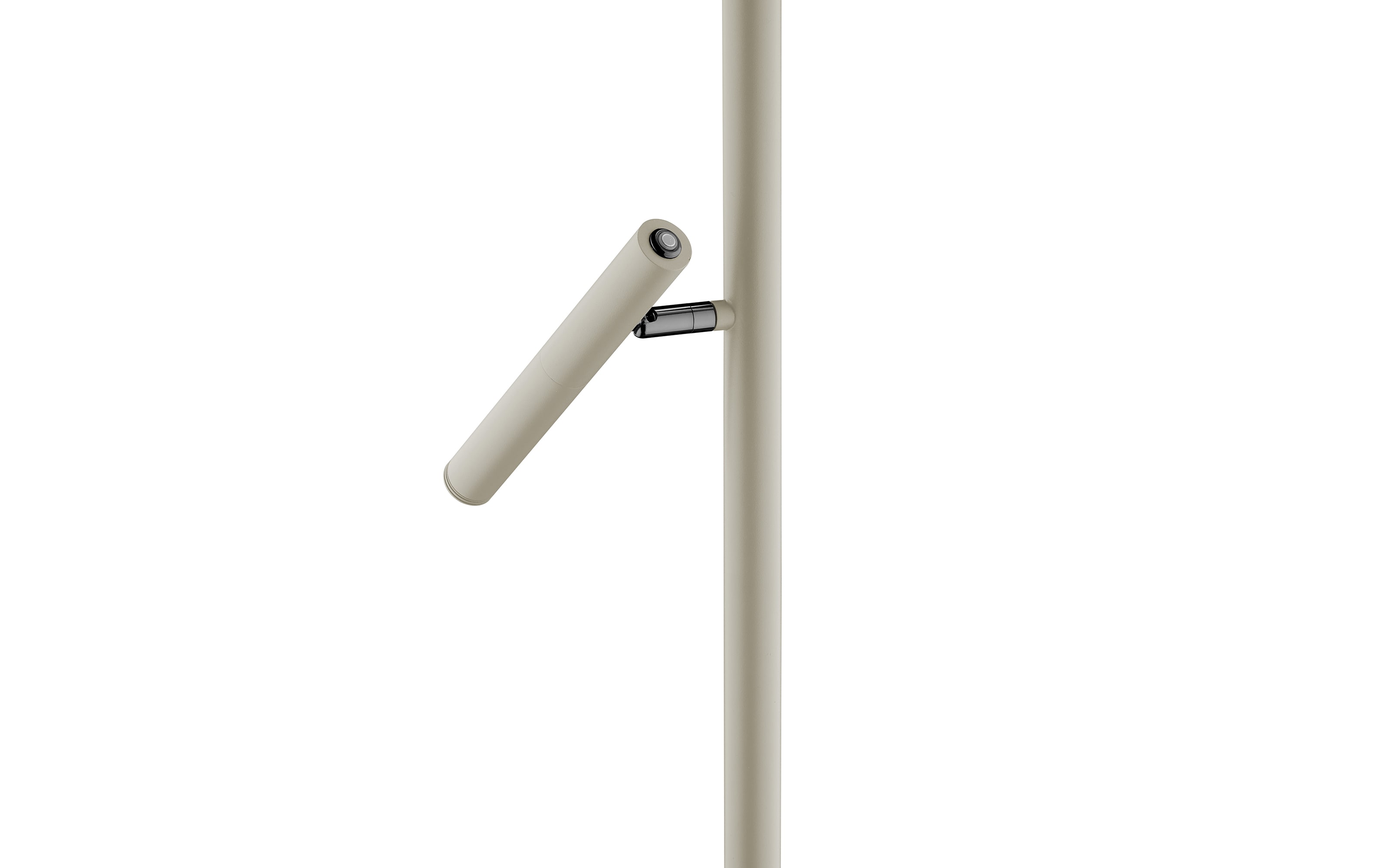 Standleuchte Streak, sandfarbig, 163 cm, inkl. Tastdimmer