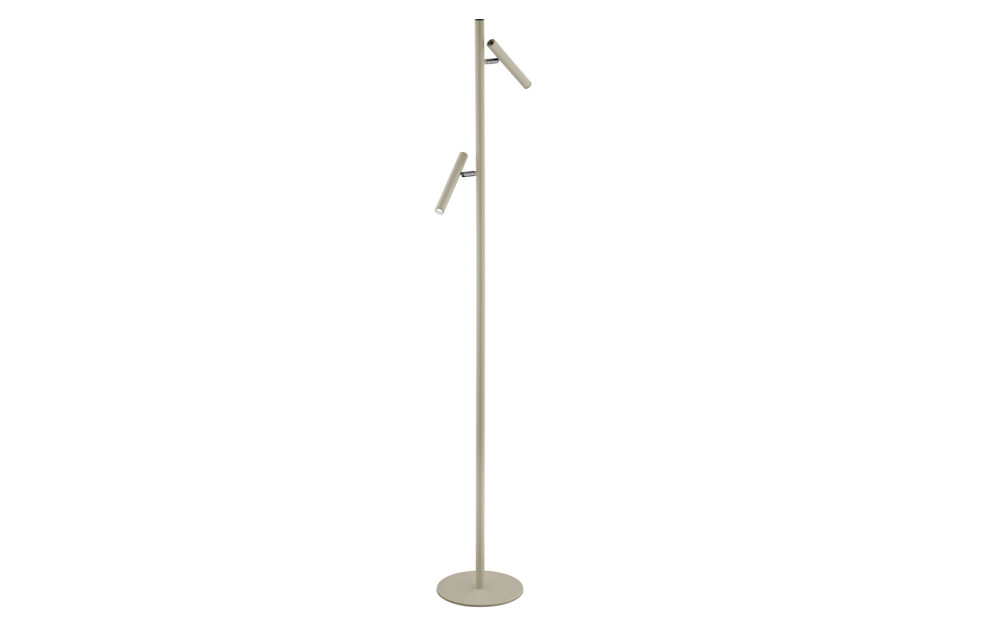 Standleuchte Streak, sandfarbig, 163 cm, inkl. Tastdimmer