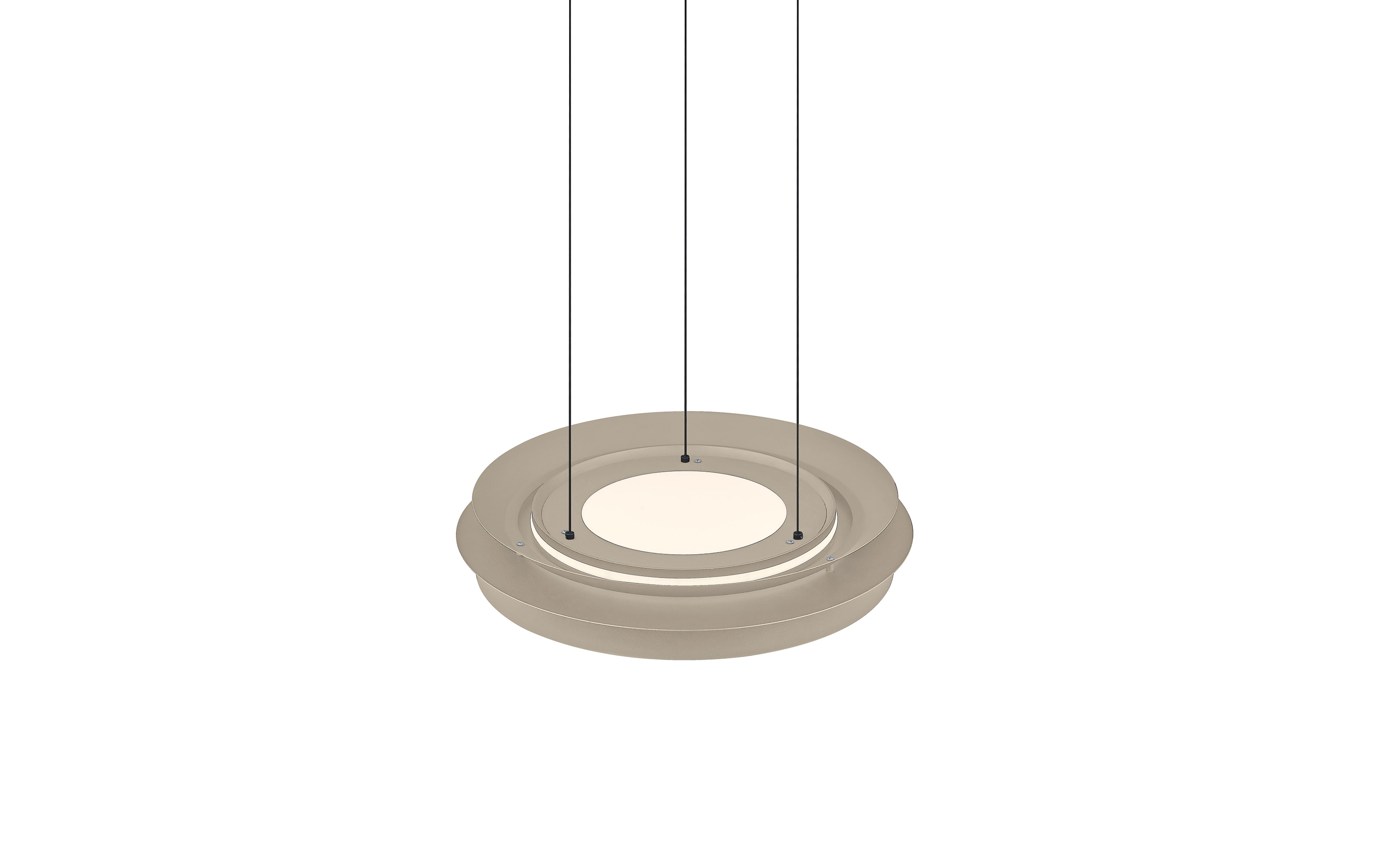LED-Pendelleuchte Lys, sandfarbig, inkl. CCT und Höhenverstellung