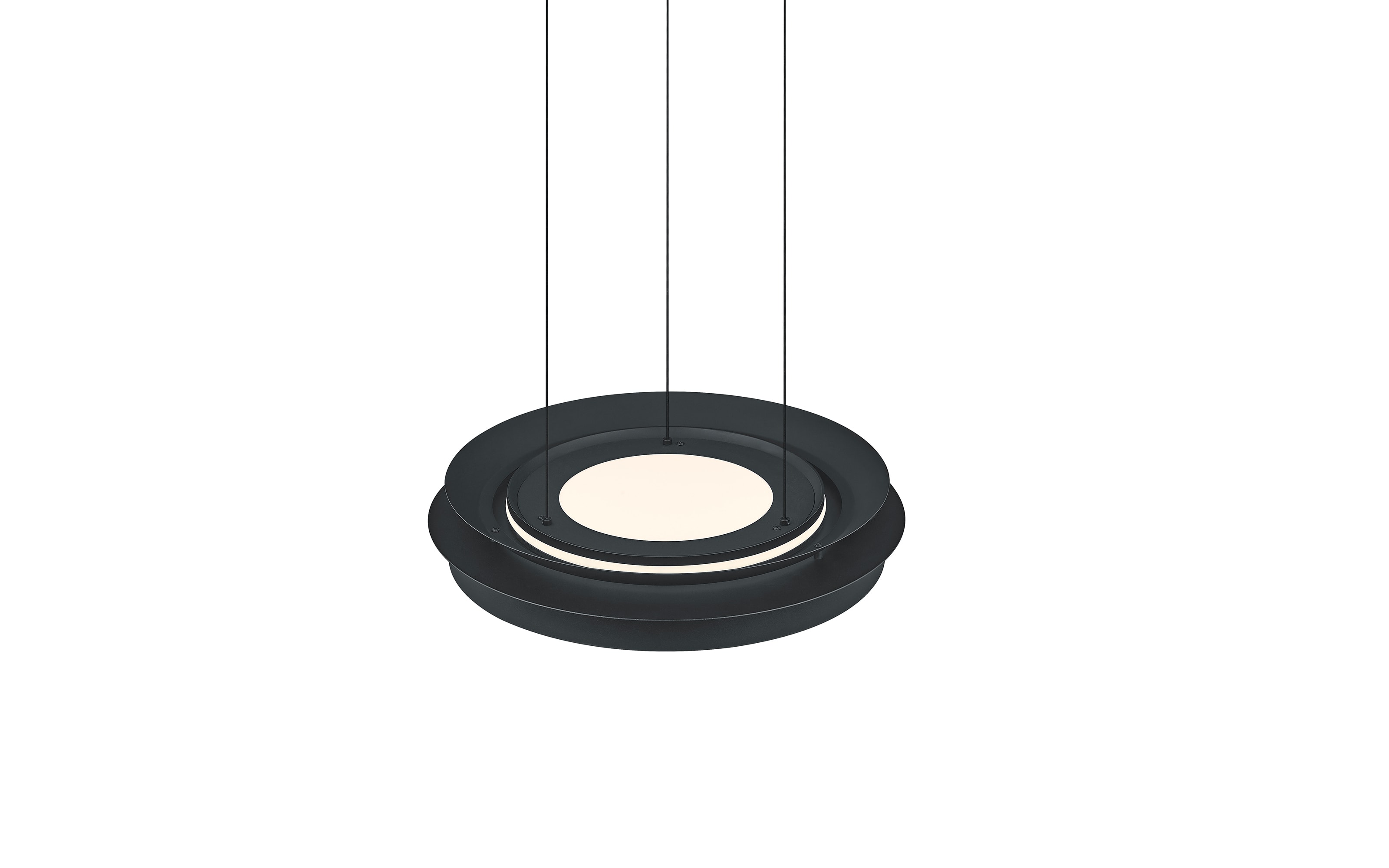 LED-Pendelleuchte Lys, schwarz, inkl. CCT und Höhenverstellung