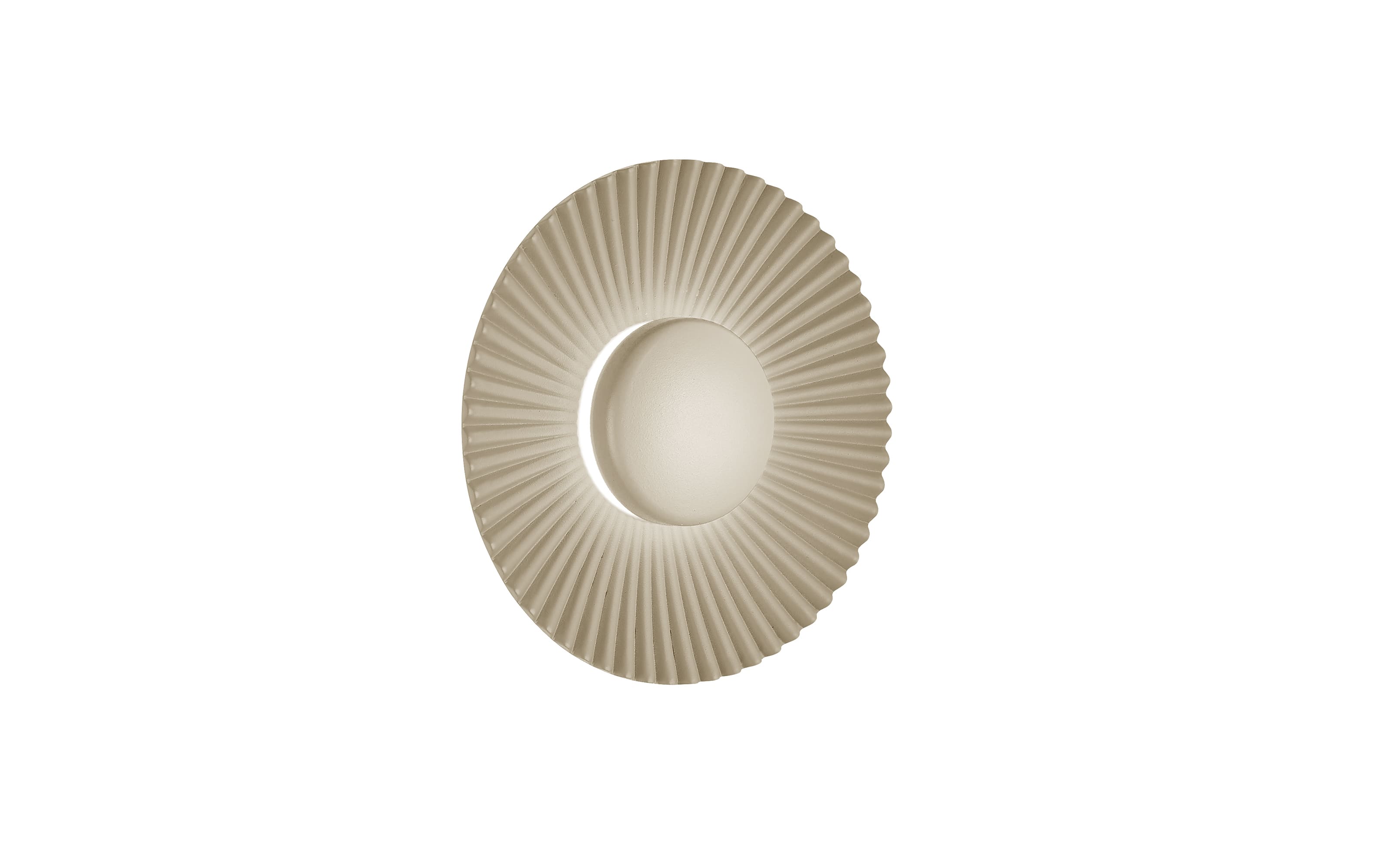 LED-Wandleuchte Shelly, sandfarbig