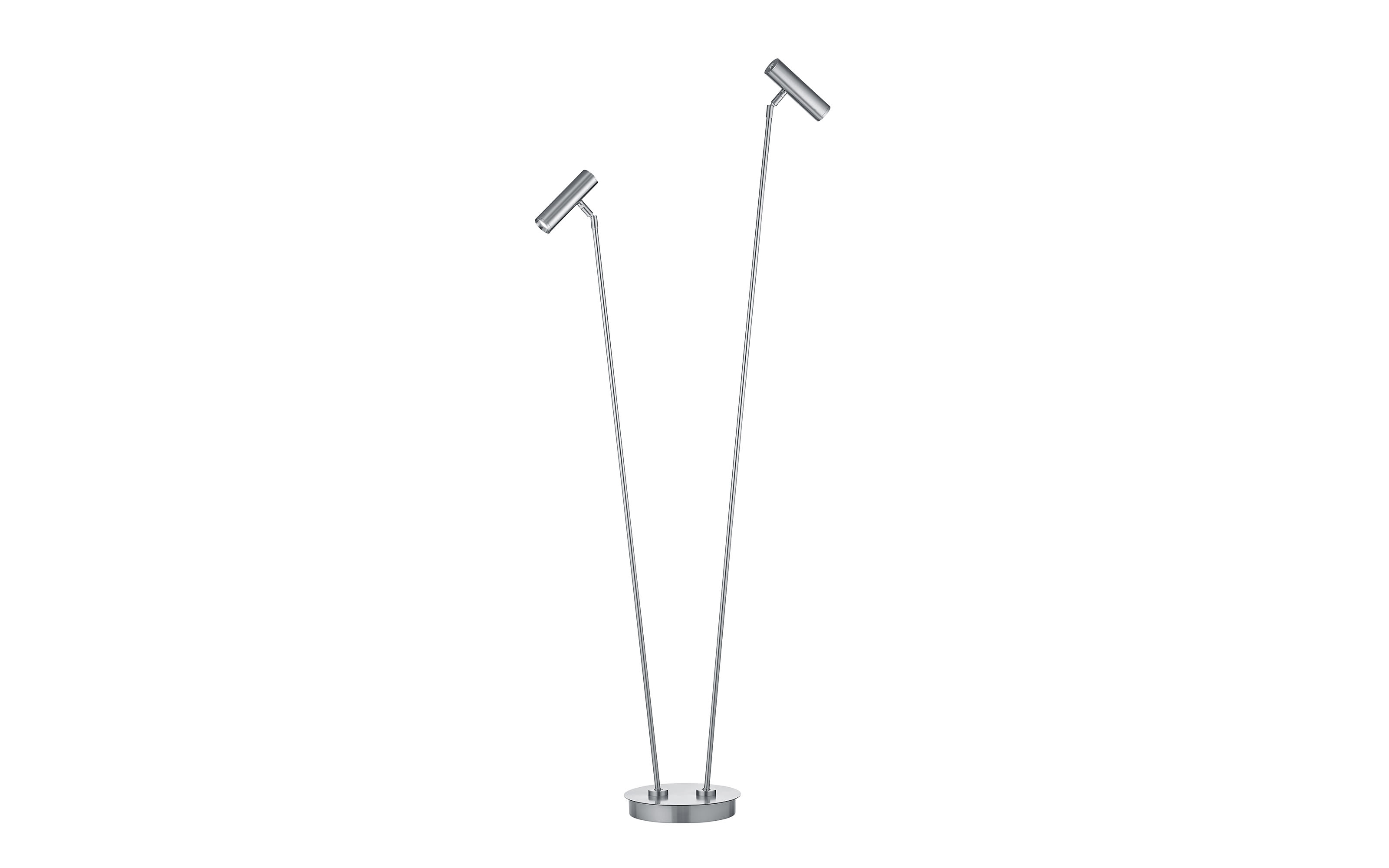 LED-Stehleuchte Tom Pro, nickel, inkl. CCT Funktion