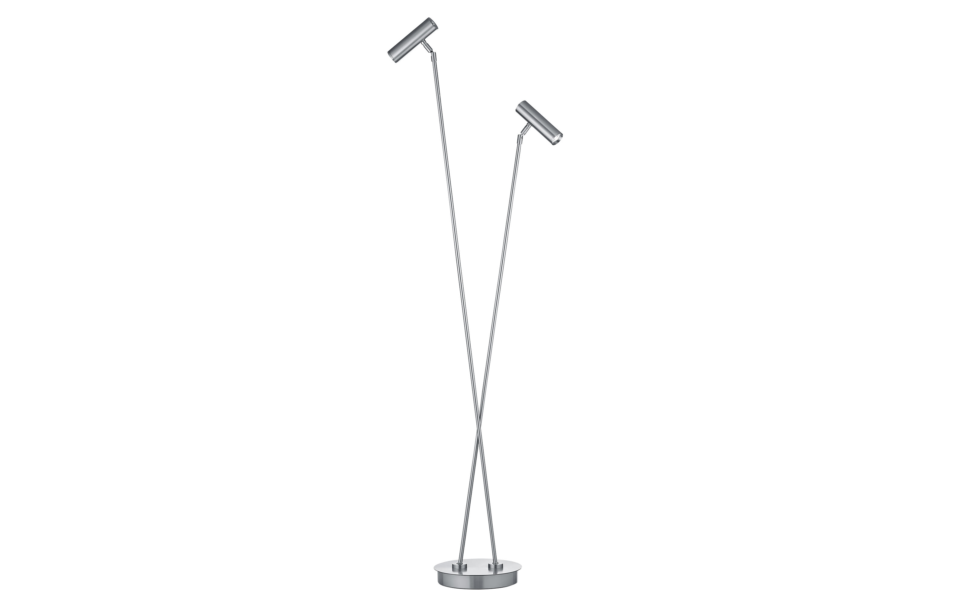 LED-Stehleuchte Tom Pro, nickel, inkl. CCT Funktion