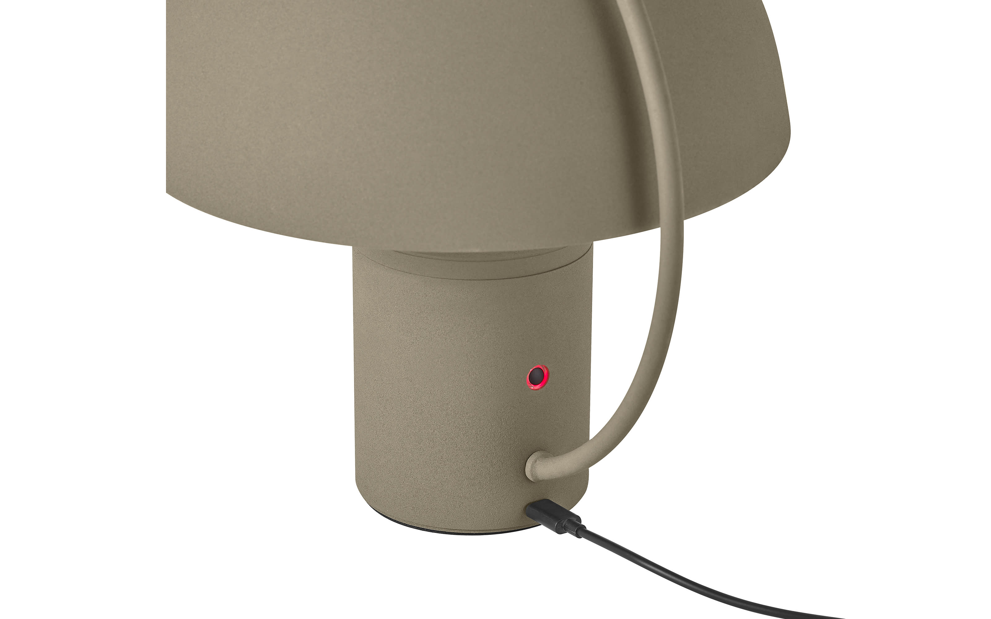 LED-Akkutischleuchte Hedda, olivgrün, 17 cm, inkl. CCT und Touchdimmer 
