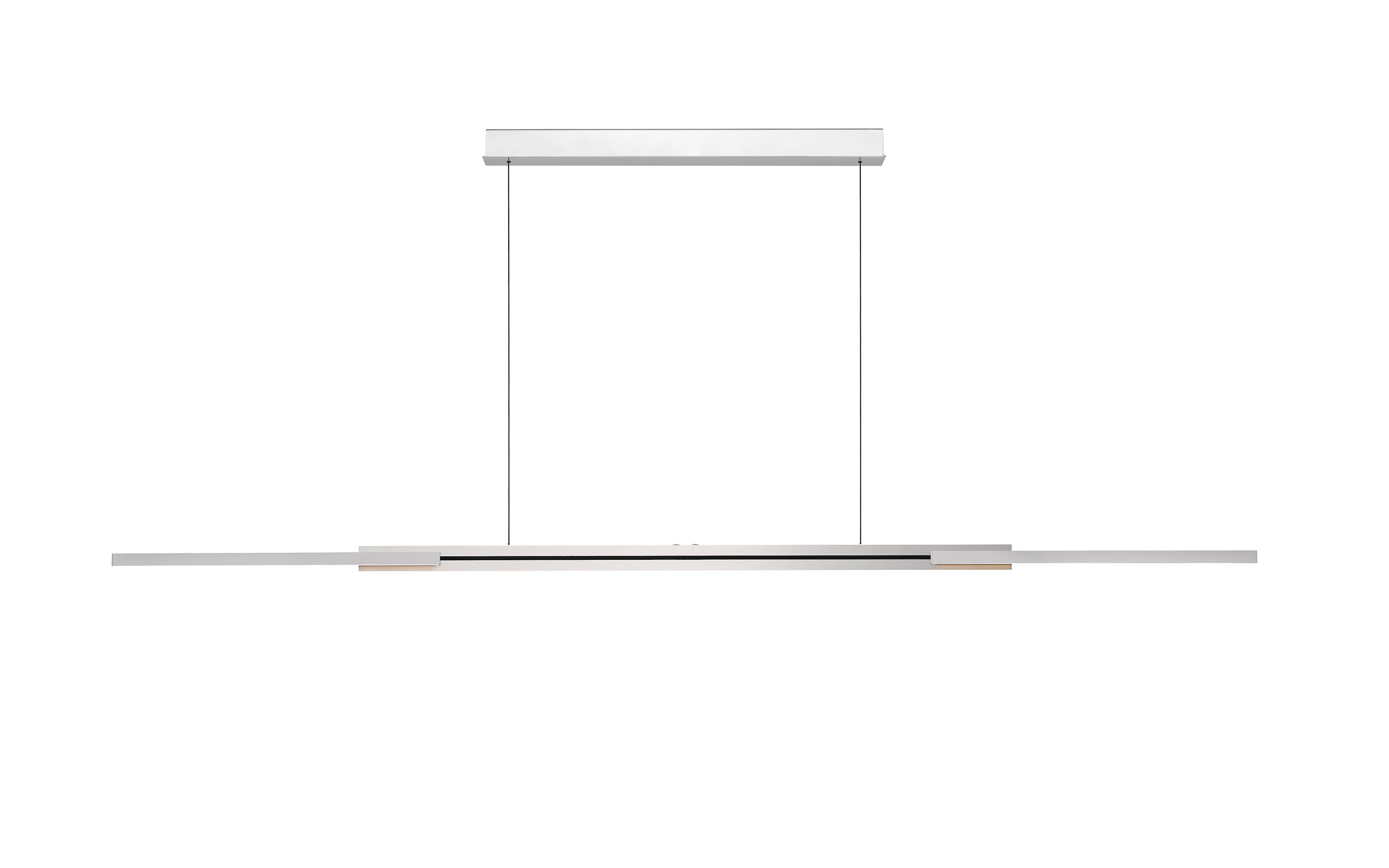 LED-Pendelleuchte Whippy, alufarbig, inkl. CCT Funktion