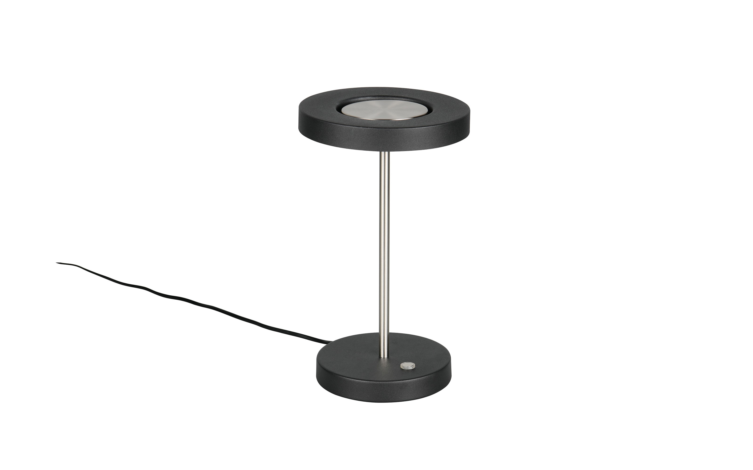 Tischleuchte Guano, nickel/schwarz