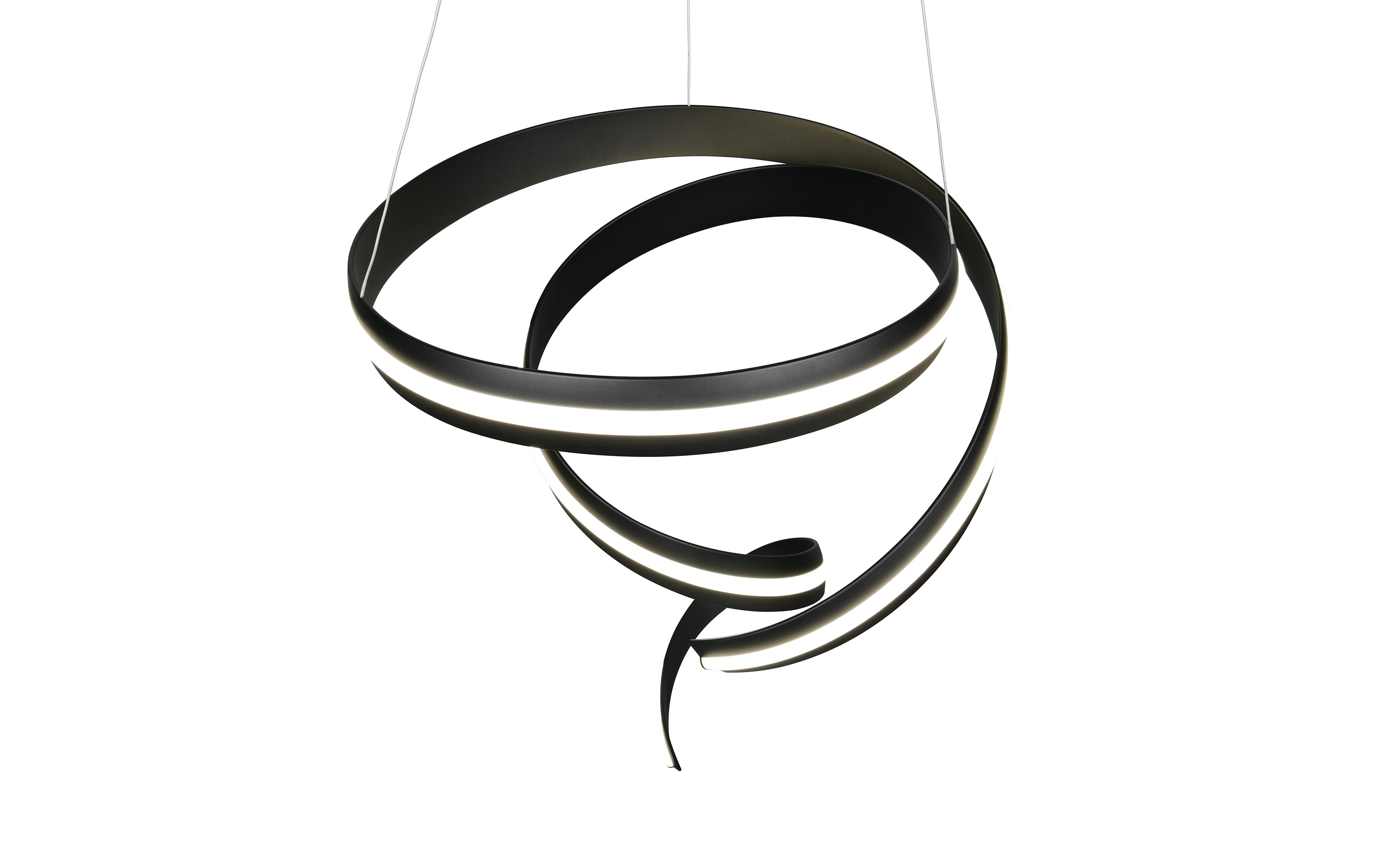 LED-Pendelleuchte Cinque Cisenna, schwarz