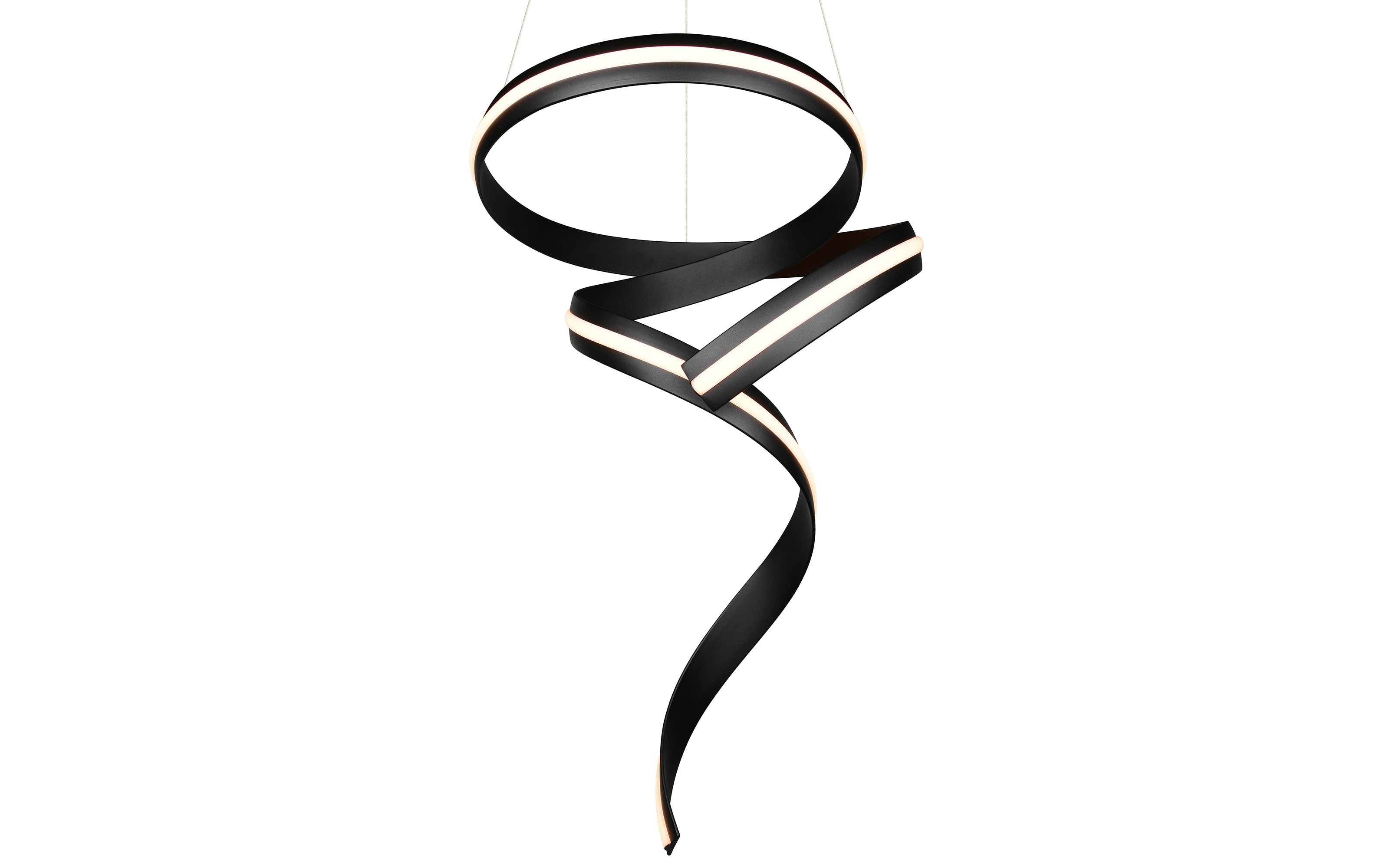 LED-Pendelleuchte Cinque Cisenna, schwarz