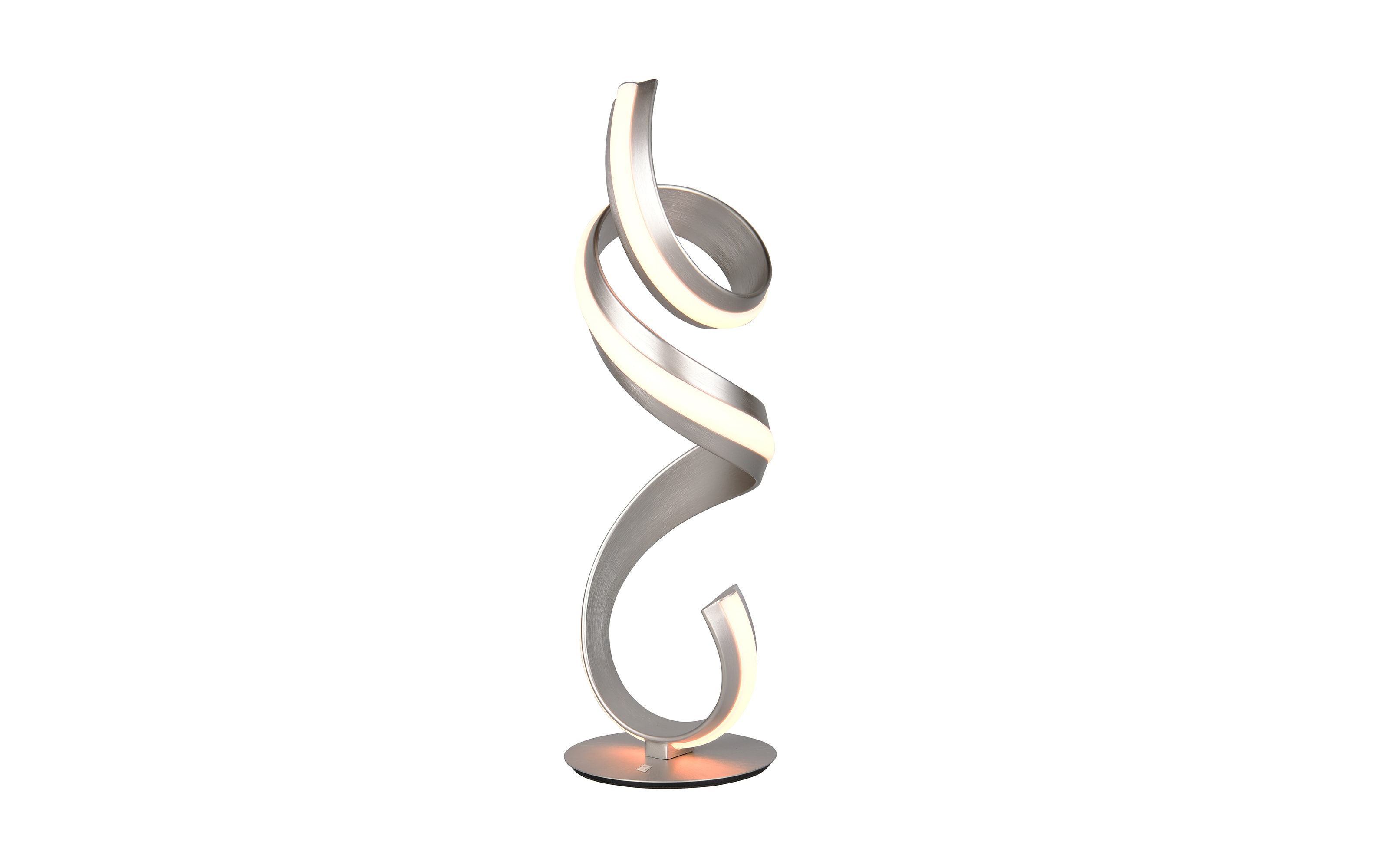 LED-Tischleuchte Cinque Cisenna, nickelfarbig