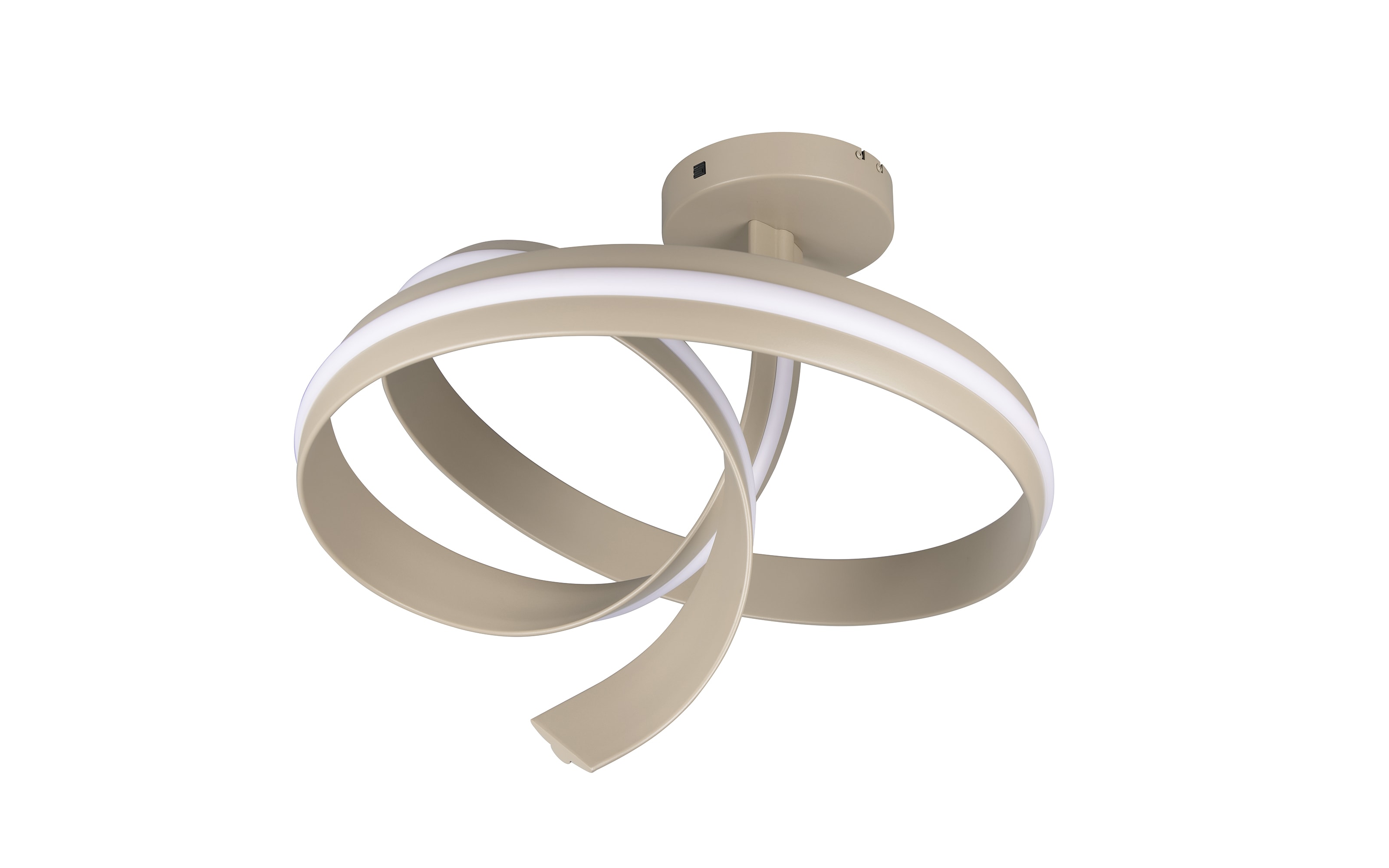 LED-Deckenleuchte Cinque Cisenna, beige