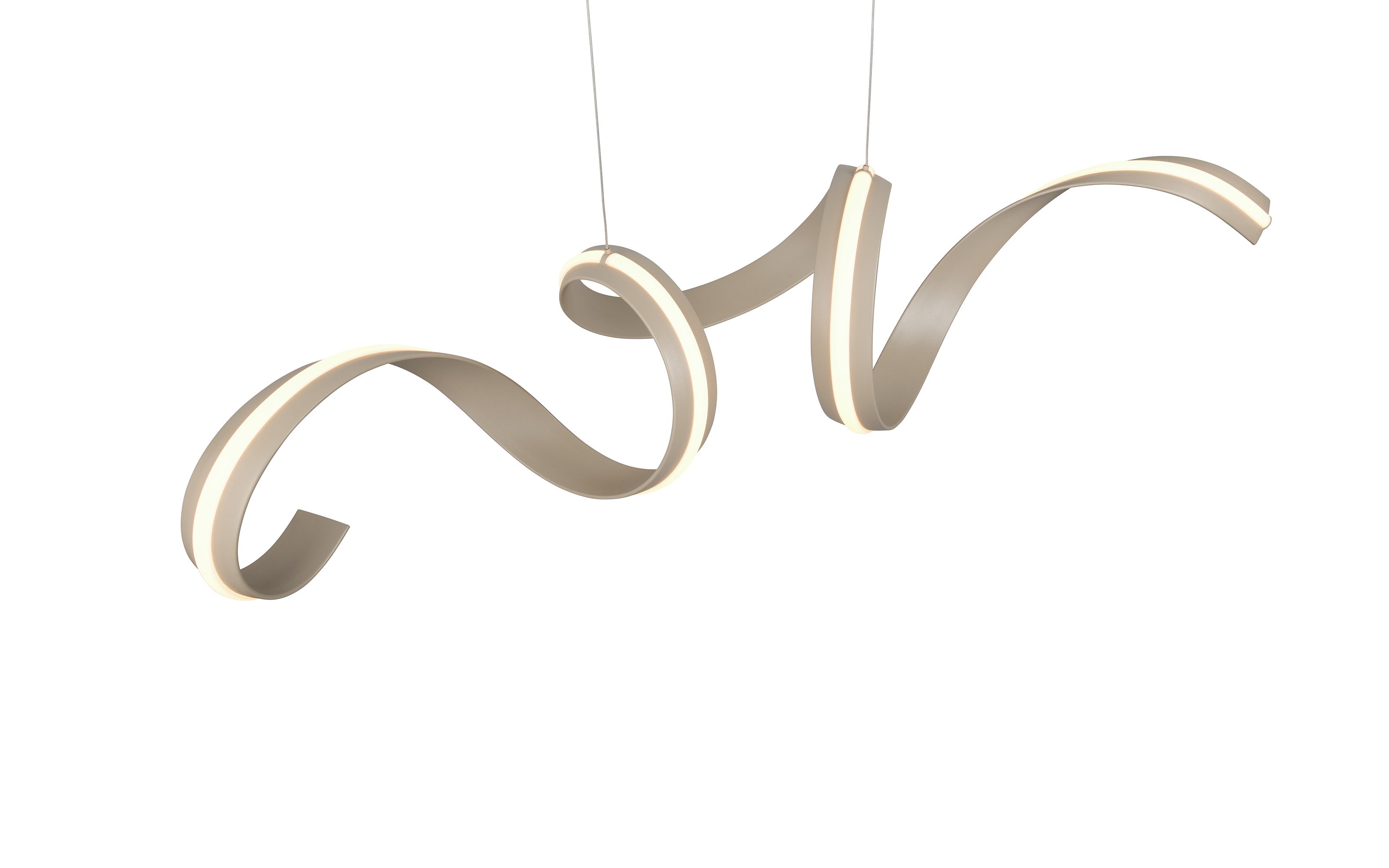 LED-Pendelleuchte Cinque Cisenna, beige