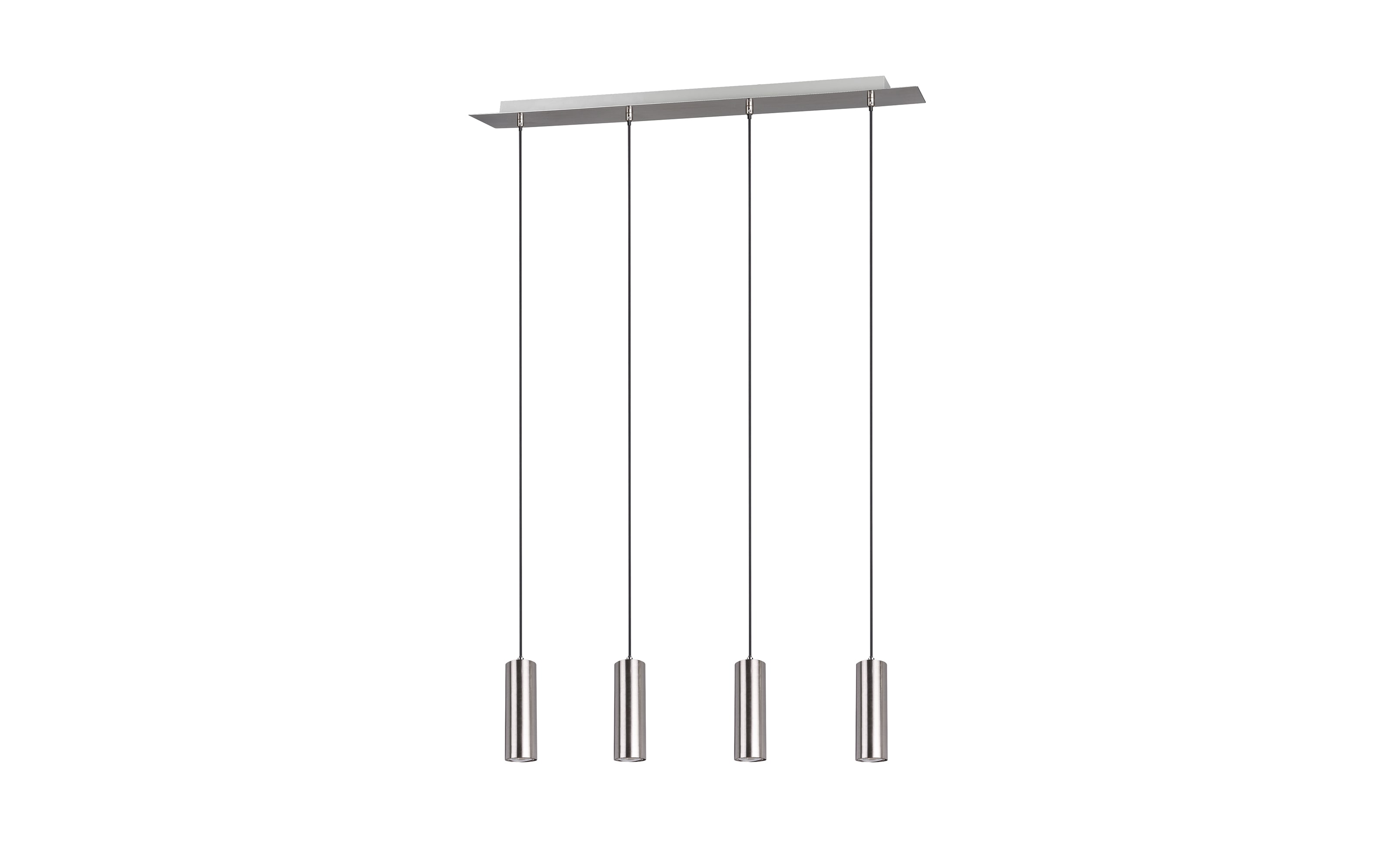 Pendelleuchte Marley, nickel matt, 4-flammig (75 cm)