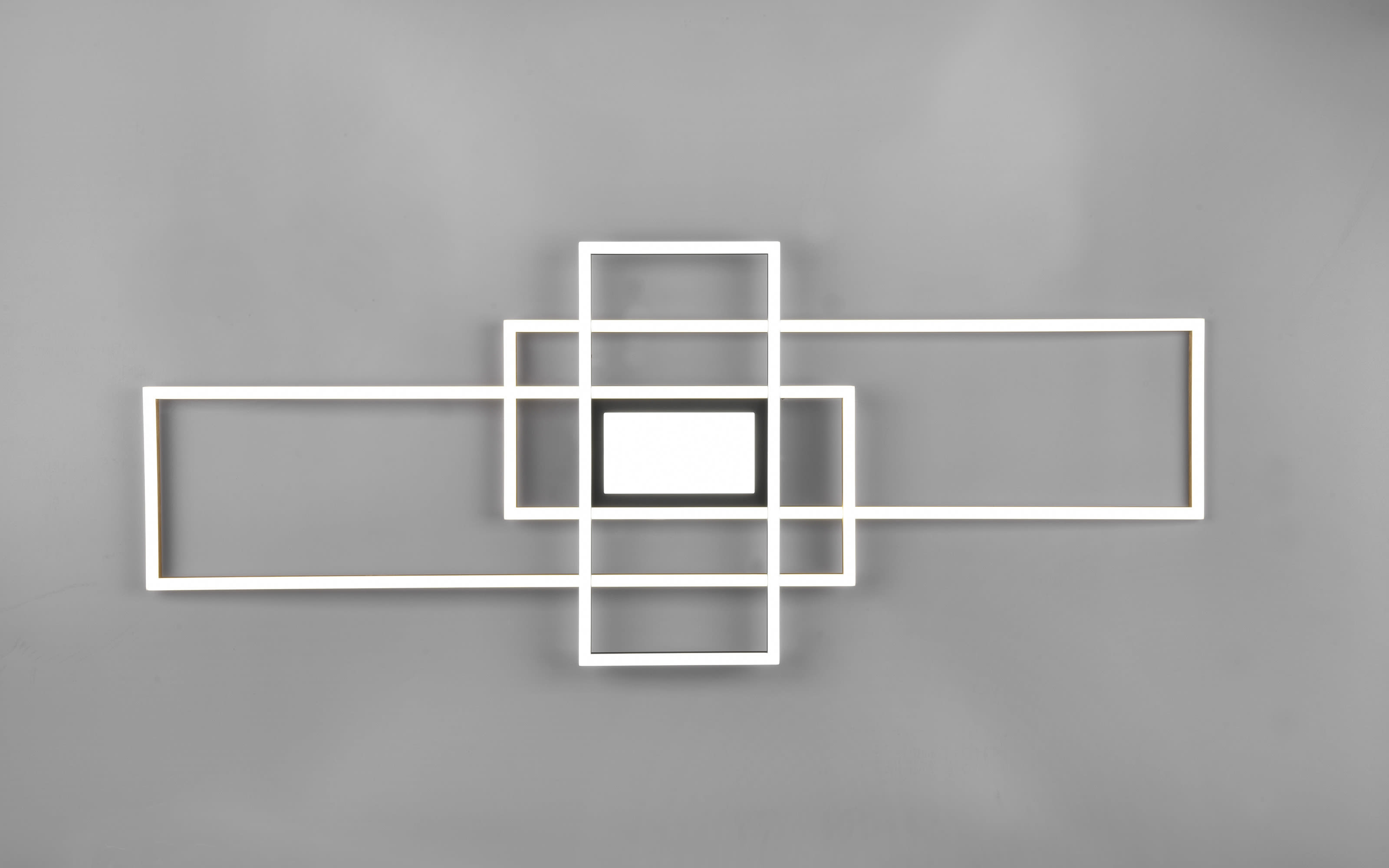 LED-Deckenleuchte Irvine, messing/schwarz, 105 cm