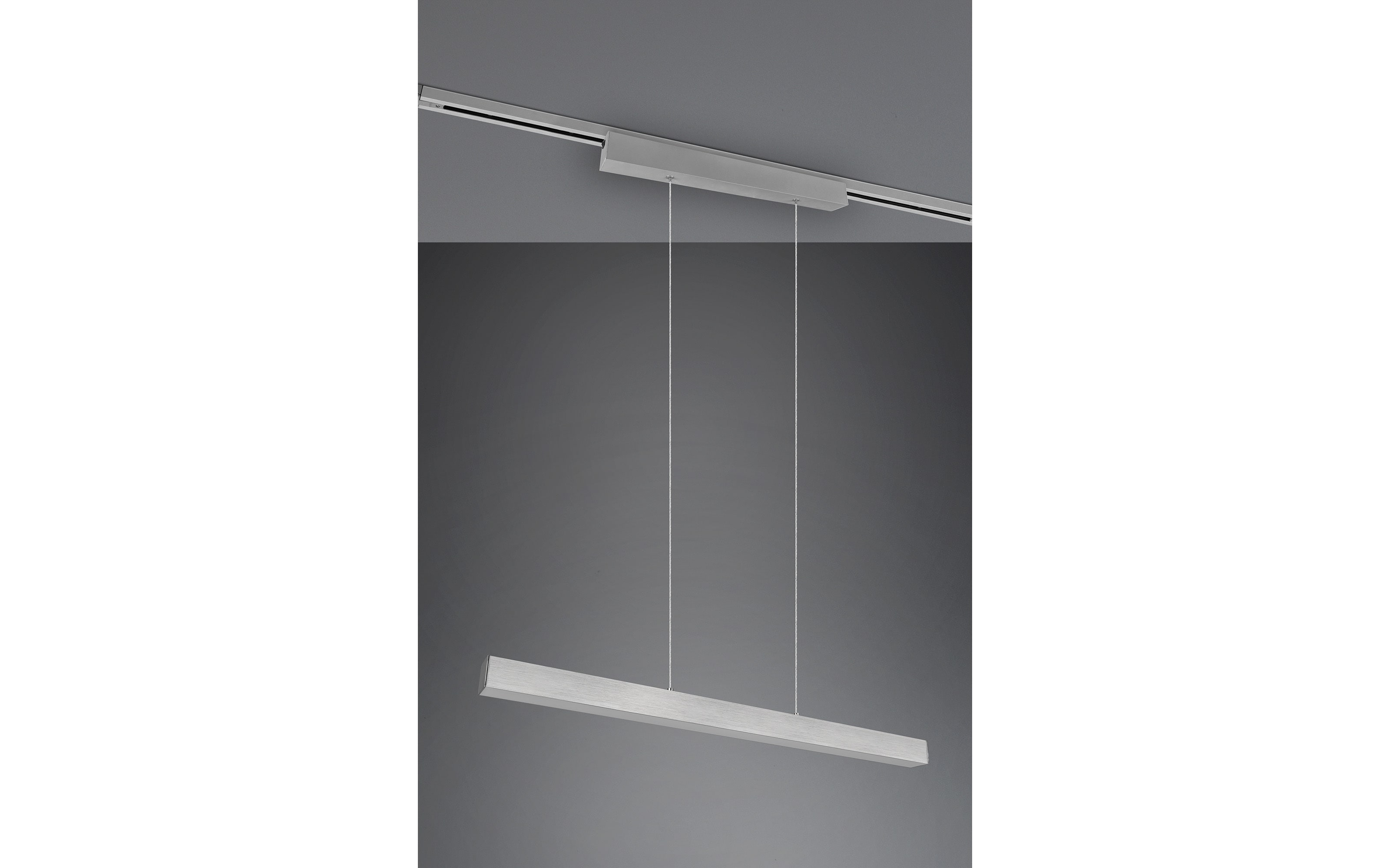 LED-Pendelleuchte DUOline in nickel matt, 90 cm