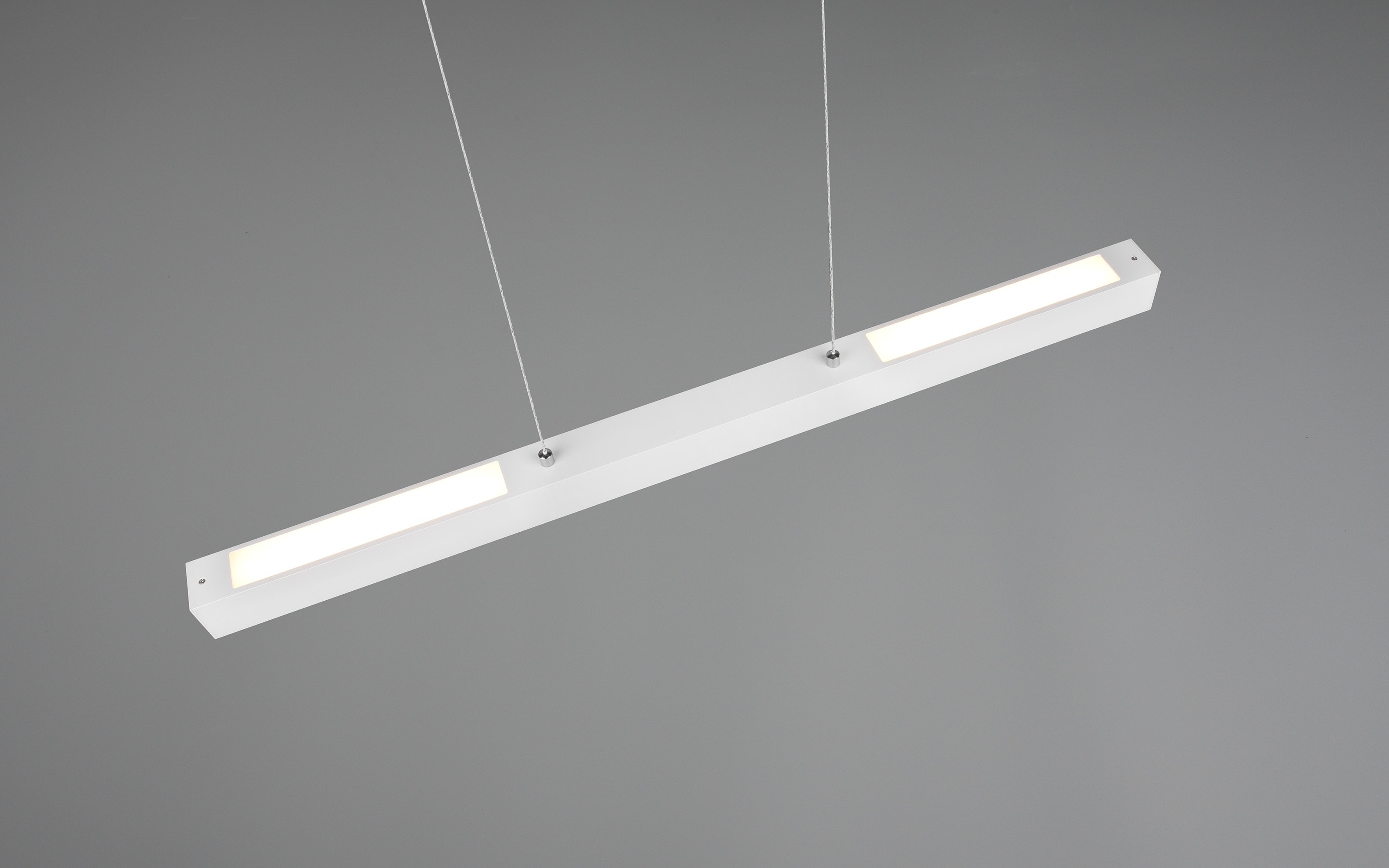 LED-Pendelleuchte DUOline in weiß matt, 90 cm