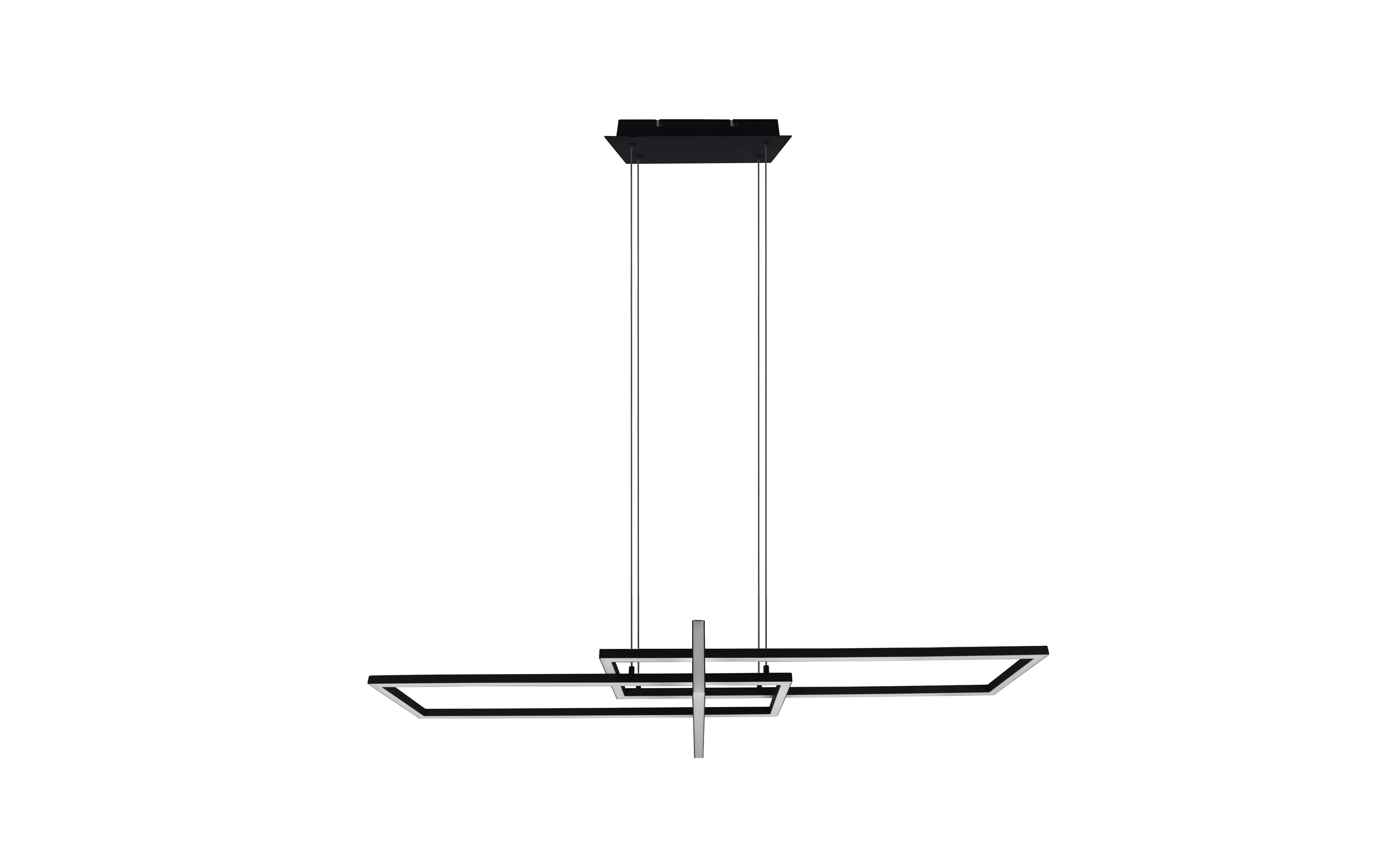 LED-Pendelleuchte Salinas, schwarz, 110 cm