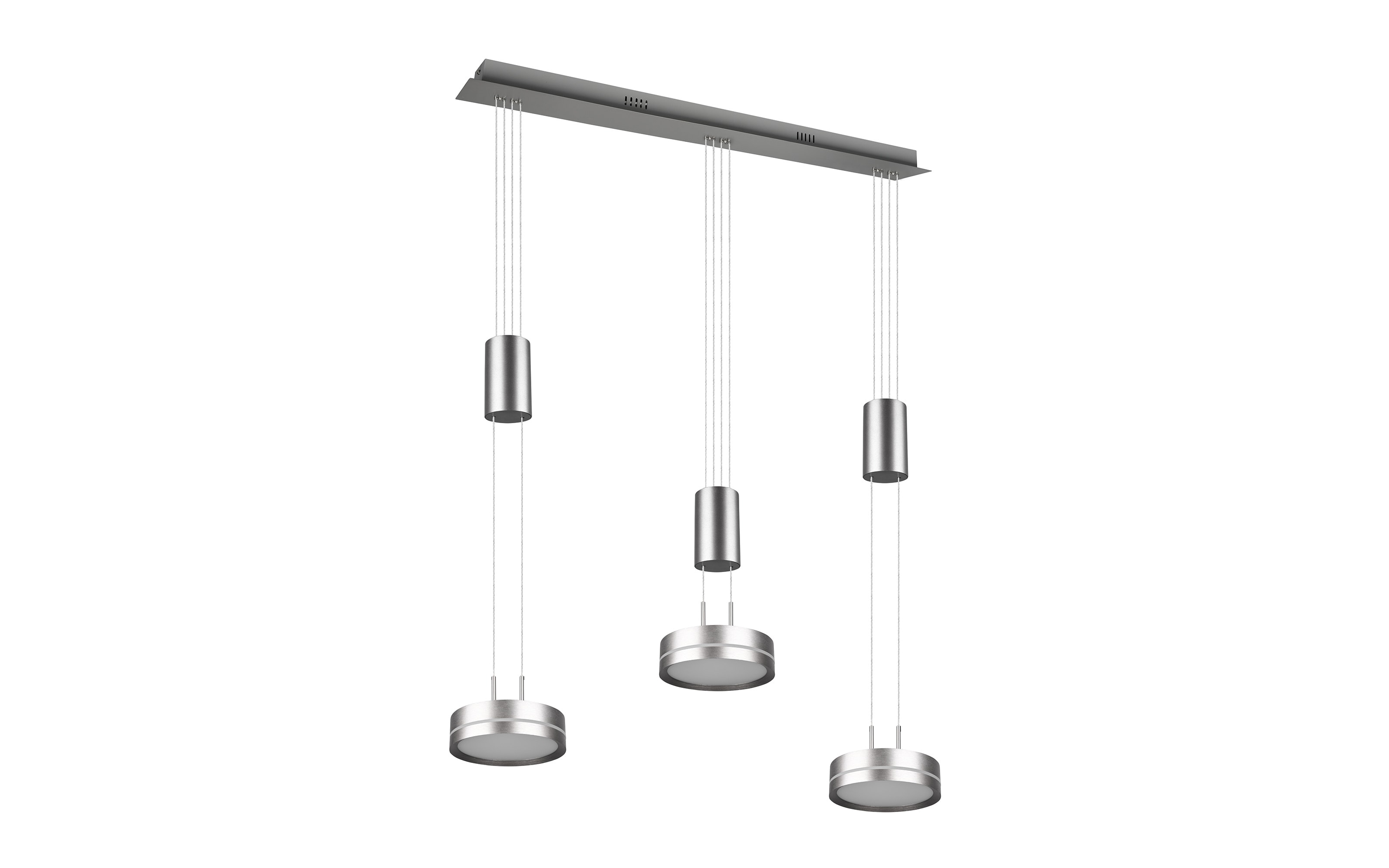 LED-Pendelleuchte Franklin, nickel matt, 85 cm