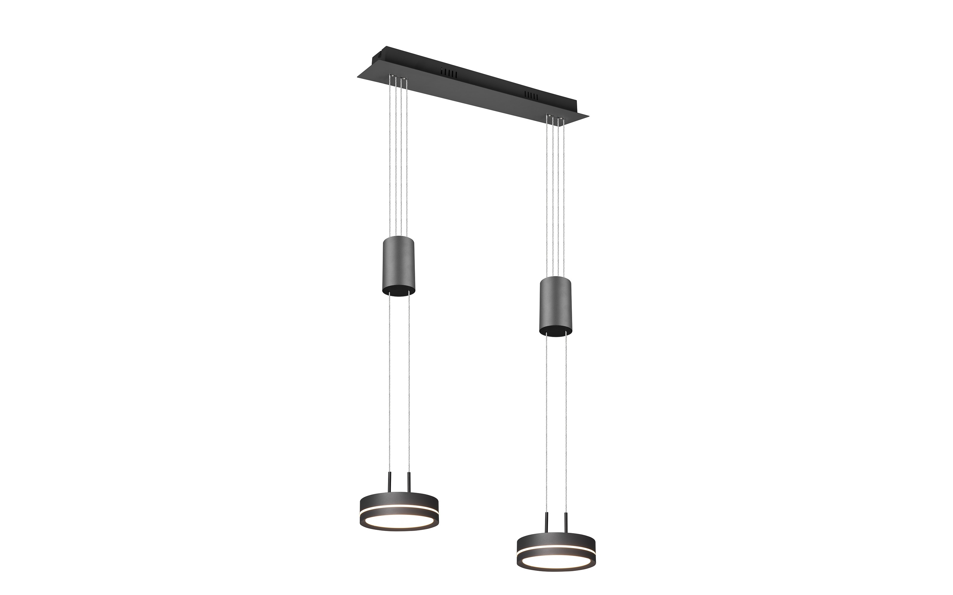 LED-Pendelleuchte Franklin, anthrazit, 55 cm