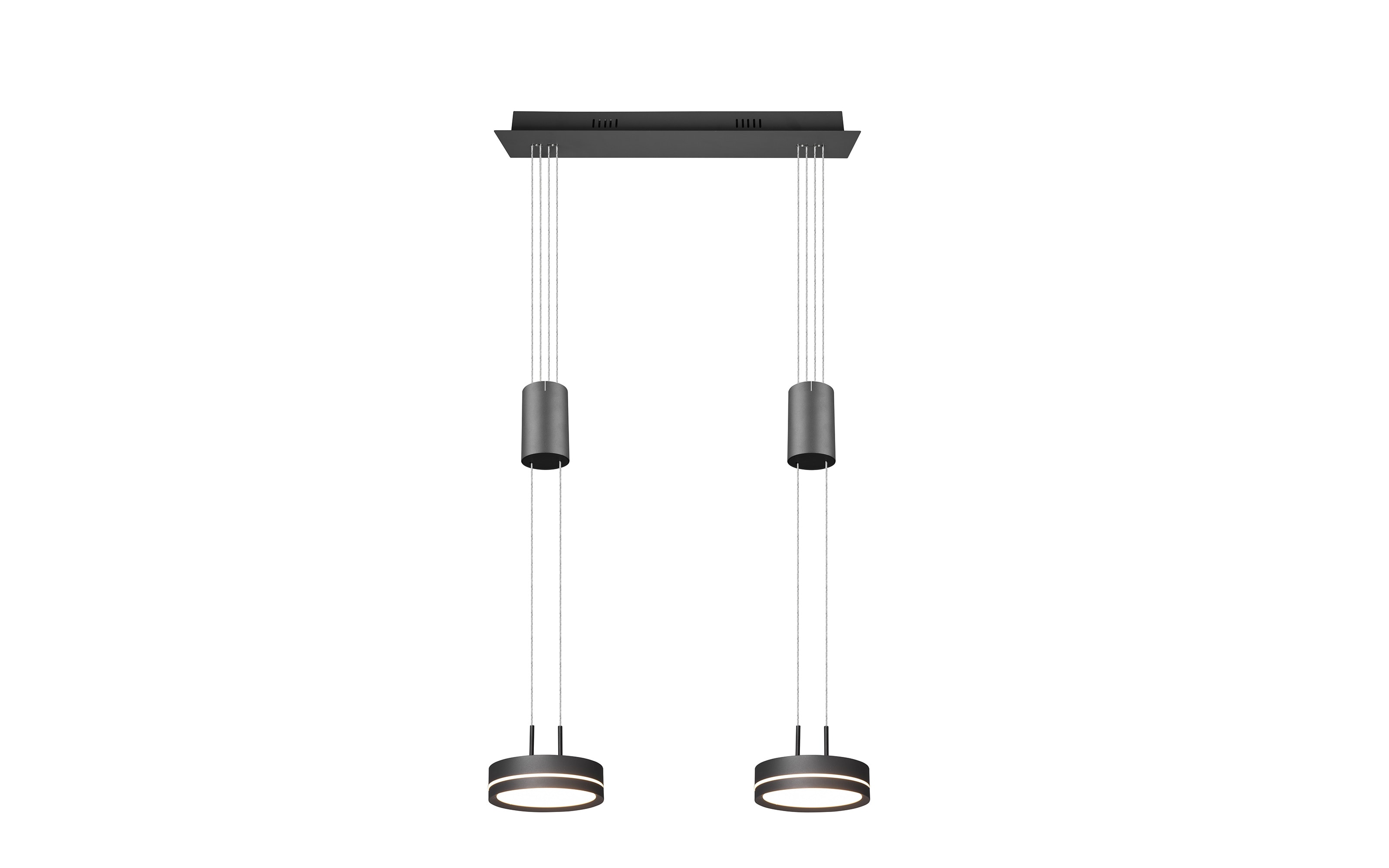 LED-Pendelleuchte Franklin, anthrazit, 55 cm