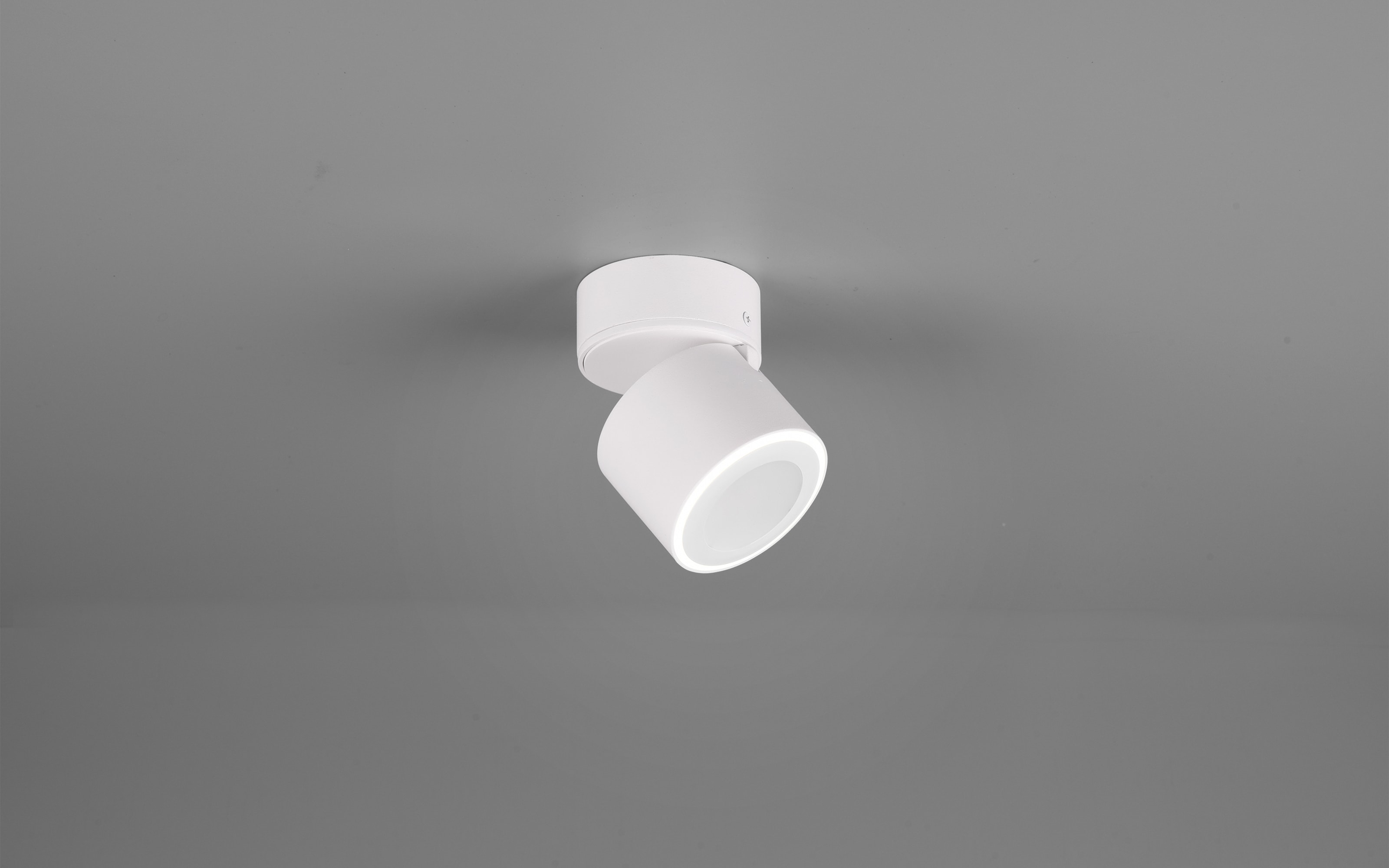 LED-Ein-/Aufbauspot Taurus, weiß matt, 8 cm