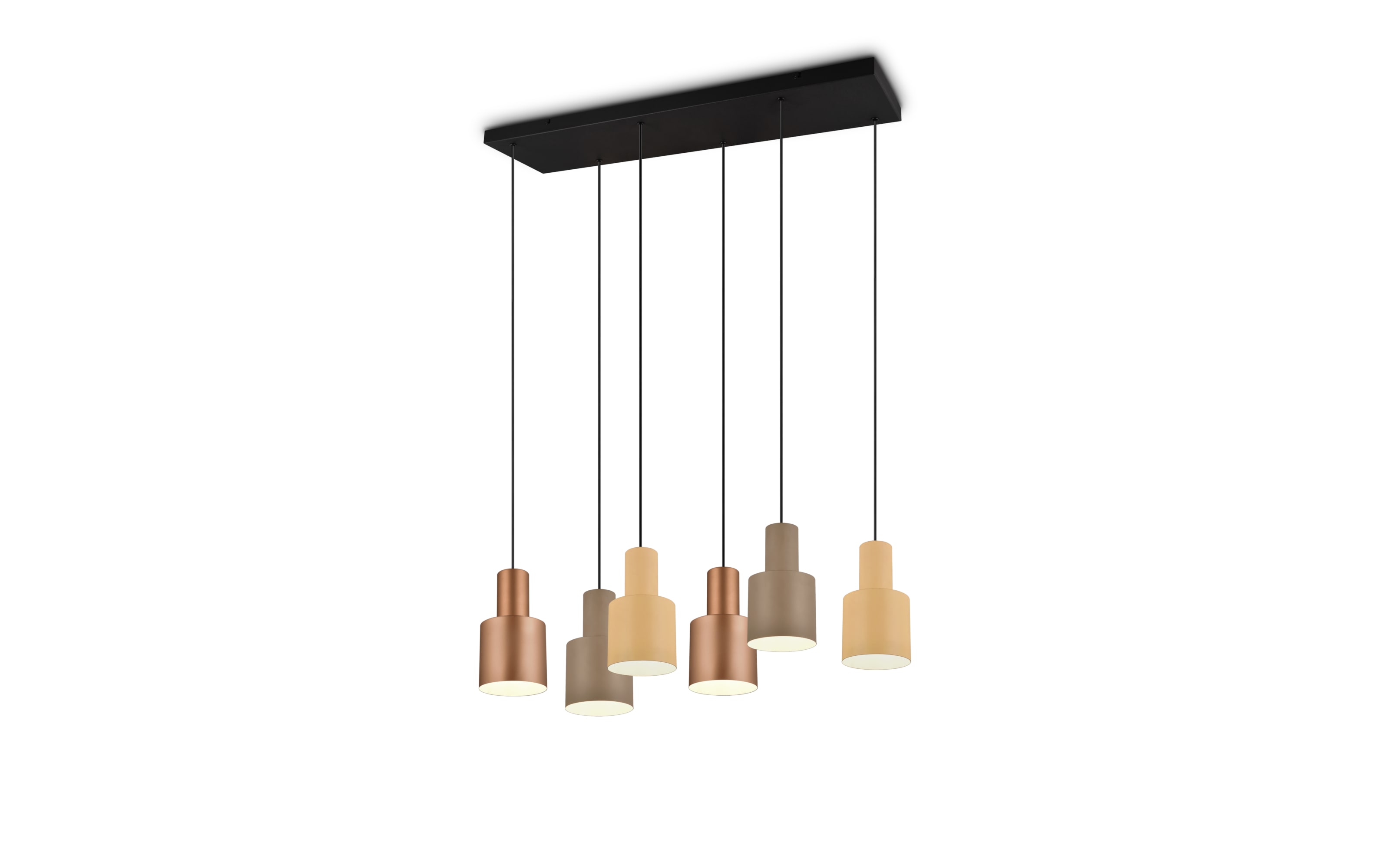Pendelleuchte Agudo, mehrfarbig, 6 flammig, 85 cm