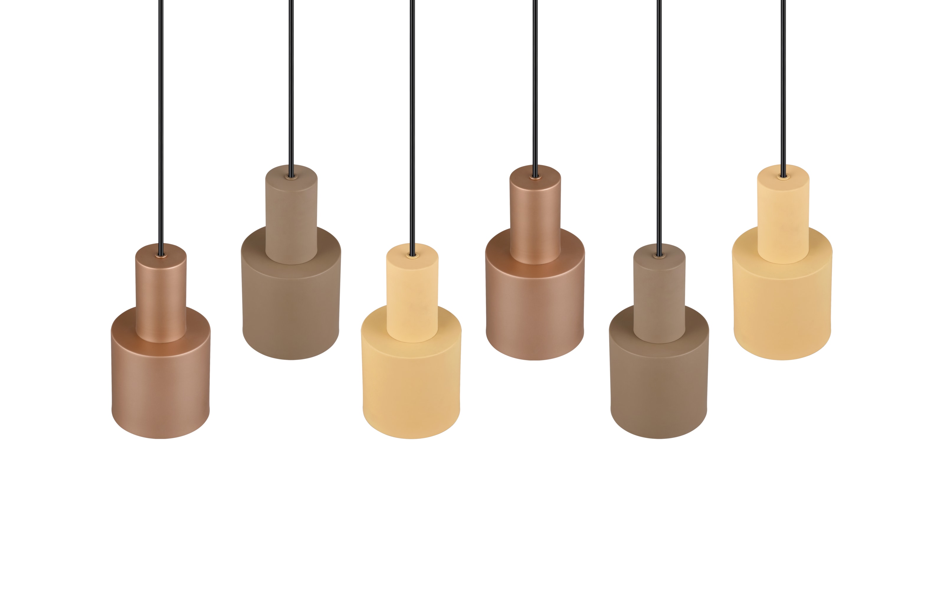 Pendelleuchte Agudo, mehrfarbig, 6 flammig, 85 cm
