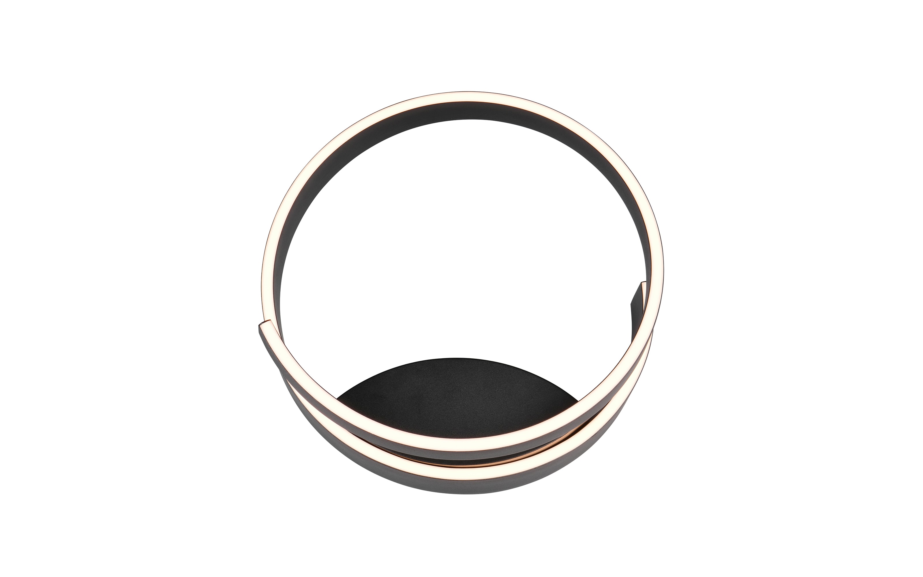 LED-Wandleuchte Cinque Cinardi, schwarz, inkl. Dim to Warm Funktion