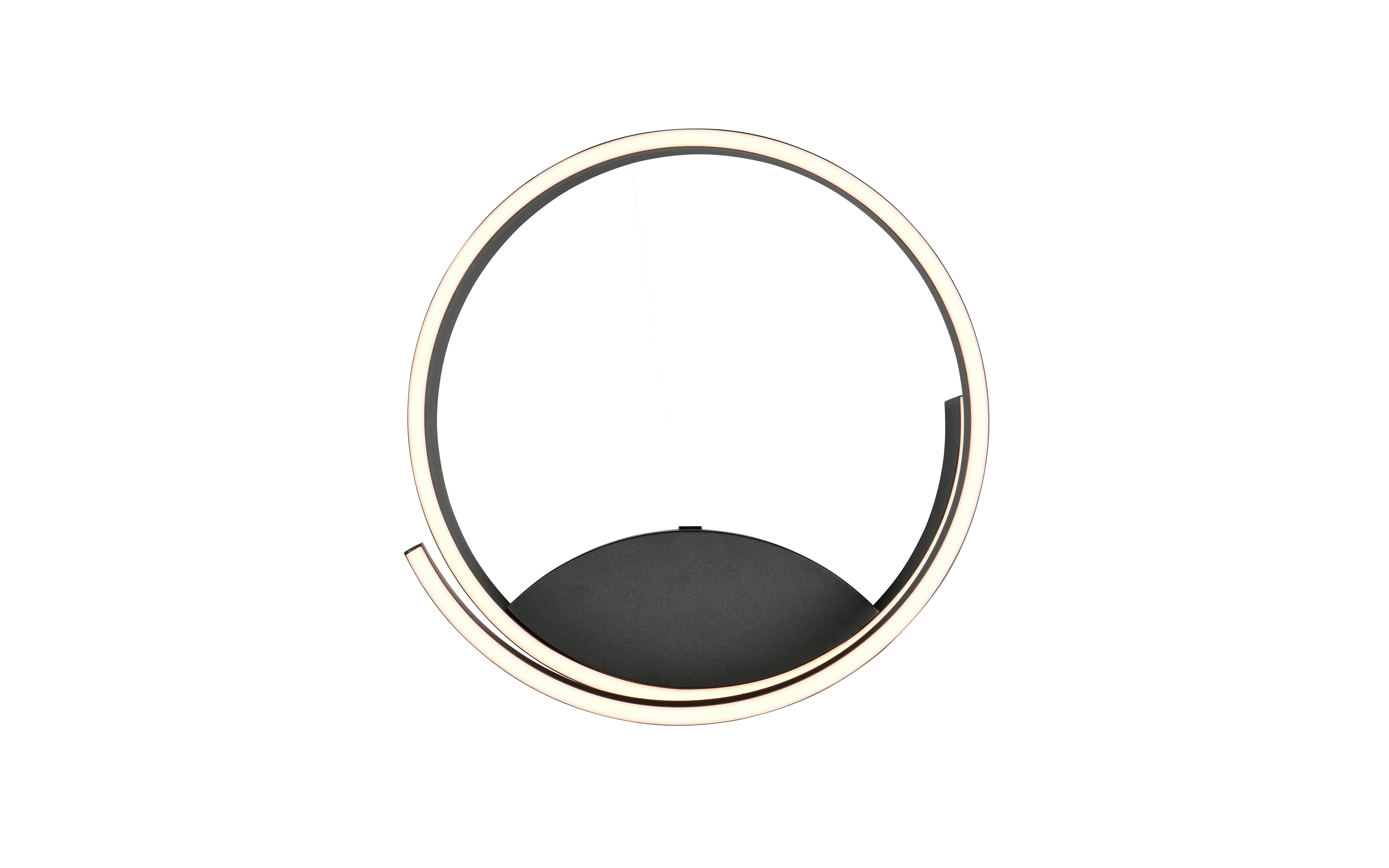 LED-Wandleuchte Cinque Cinardi, schwarz, inkl. Dim to Warm Funktion