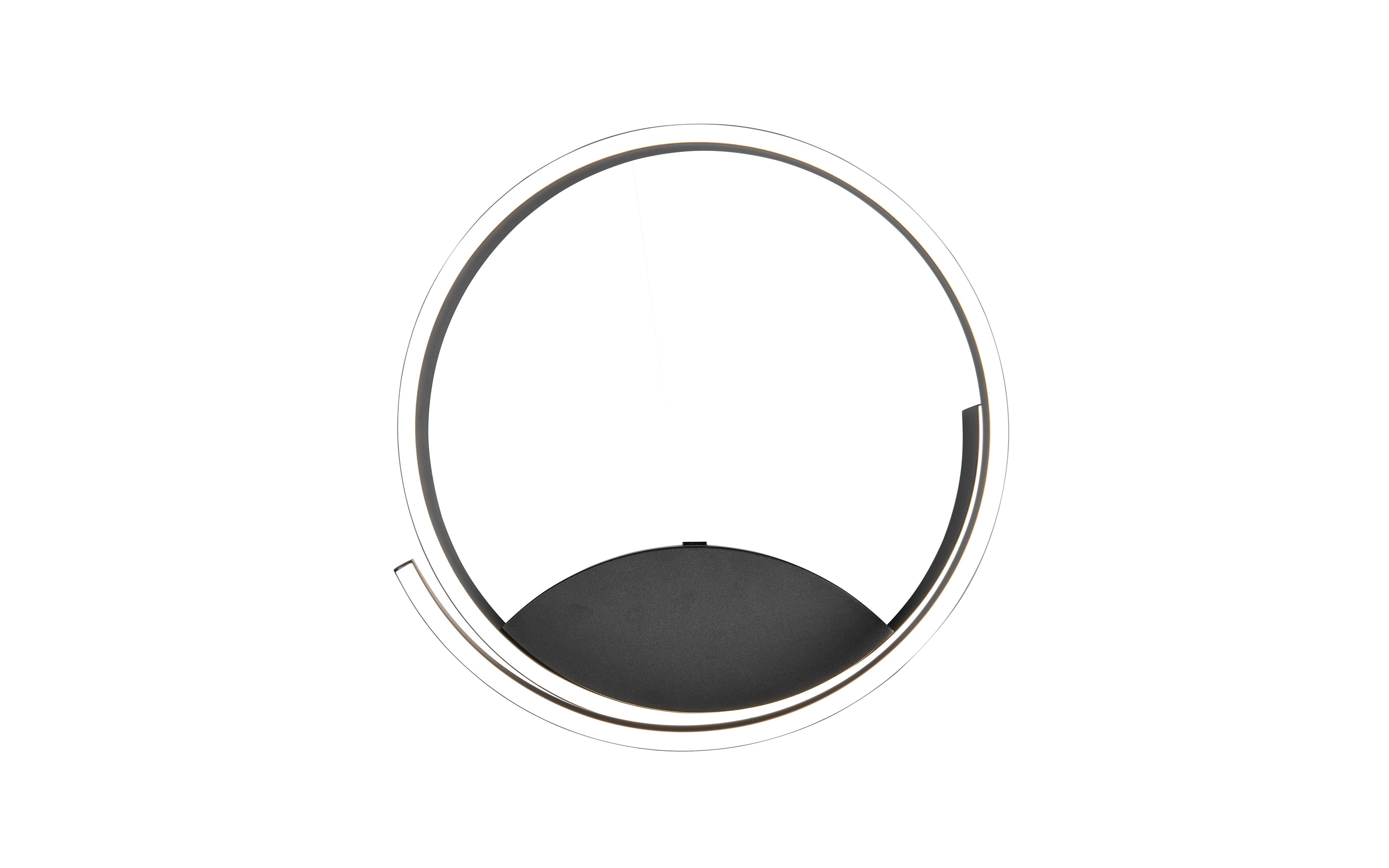 LED-Wandleuchte Cinque Cinardi, schwarz, inkl. Dim to Warm Funktion